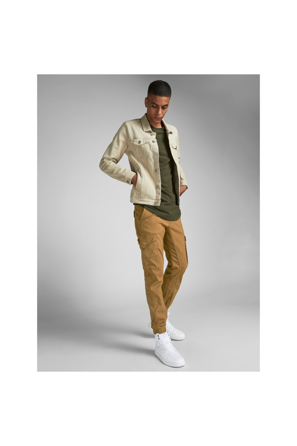 شلوار مردانه راسته فاق نرمال | جک اند جونز Jack & Jones 12139912 - تصویر 5