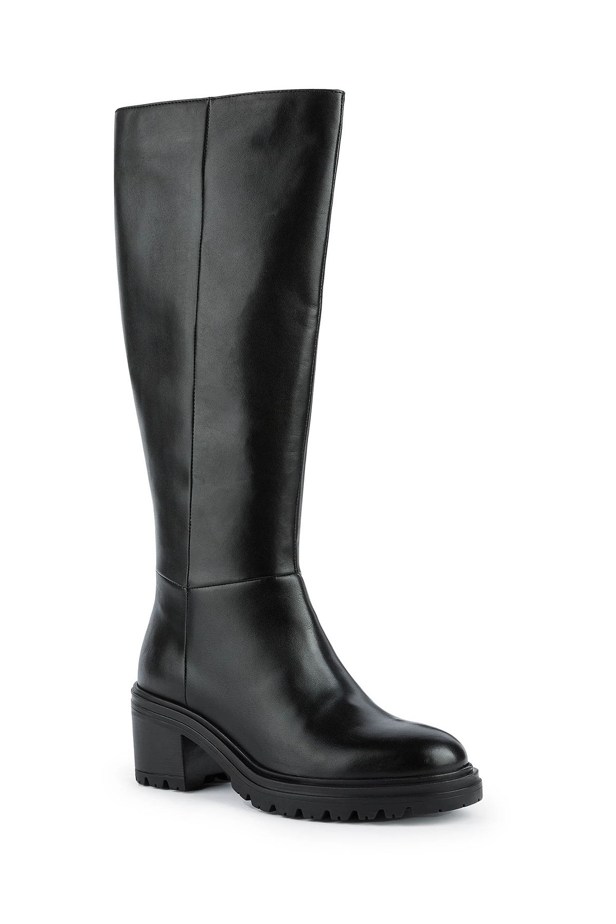 چکمه مشکی زنانه BOOT چرمی دیمیانا سیاه اورجینال Geox