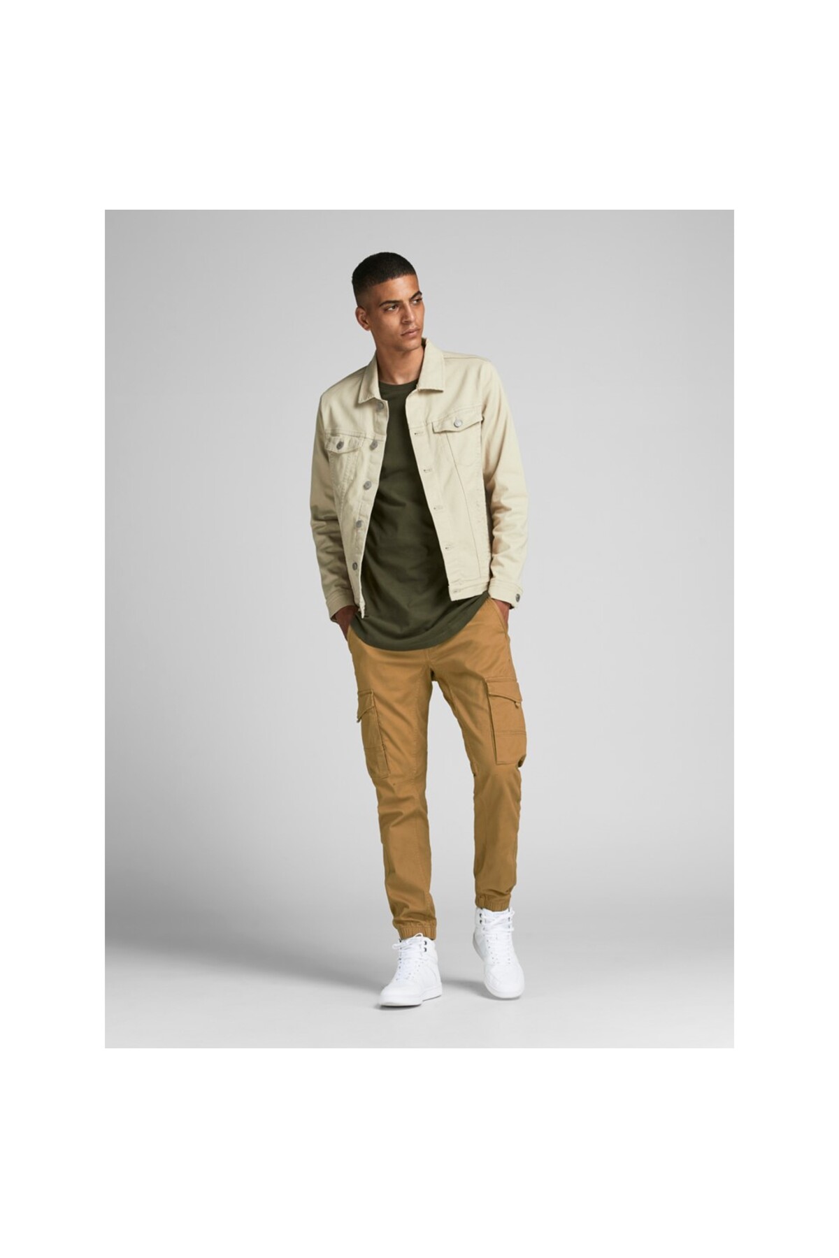 شلوار مردانه راسته فاق نرمال | جک اند جونز Jack & Jones 12139912 - تصویر 3