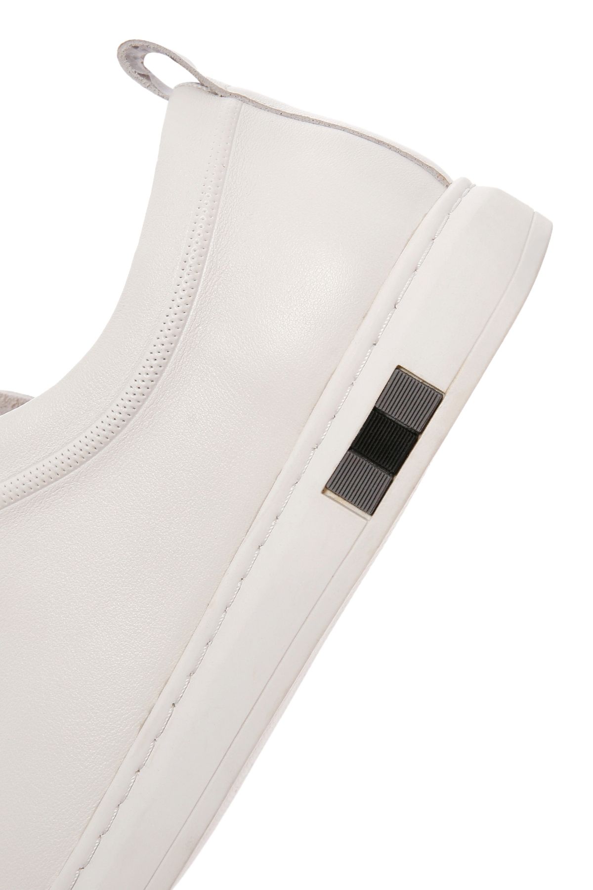 Derimod-Men's White Lace-Up Leather Sneaker 25Sfd 690818 7