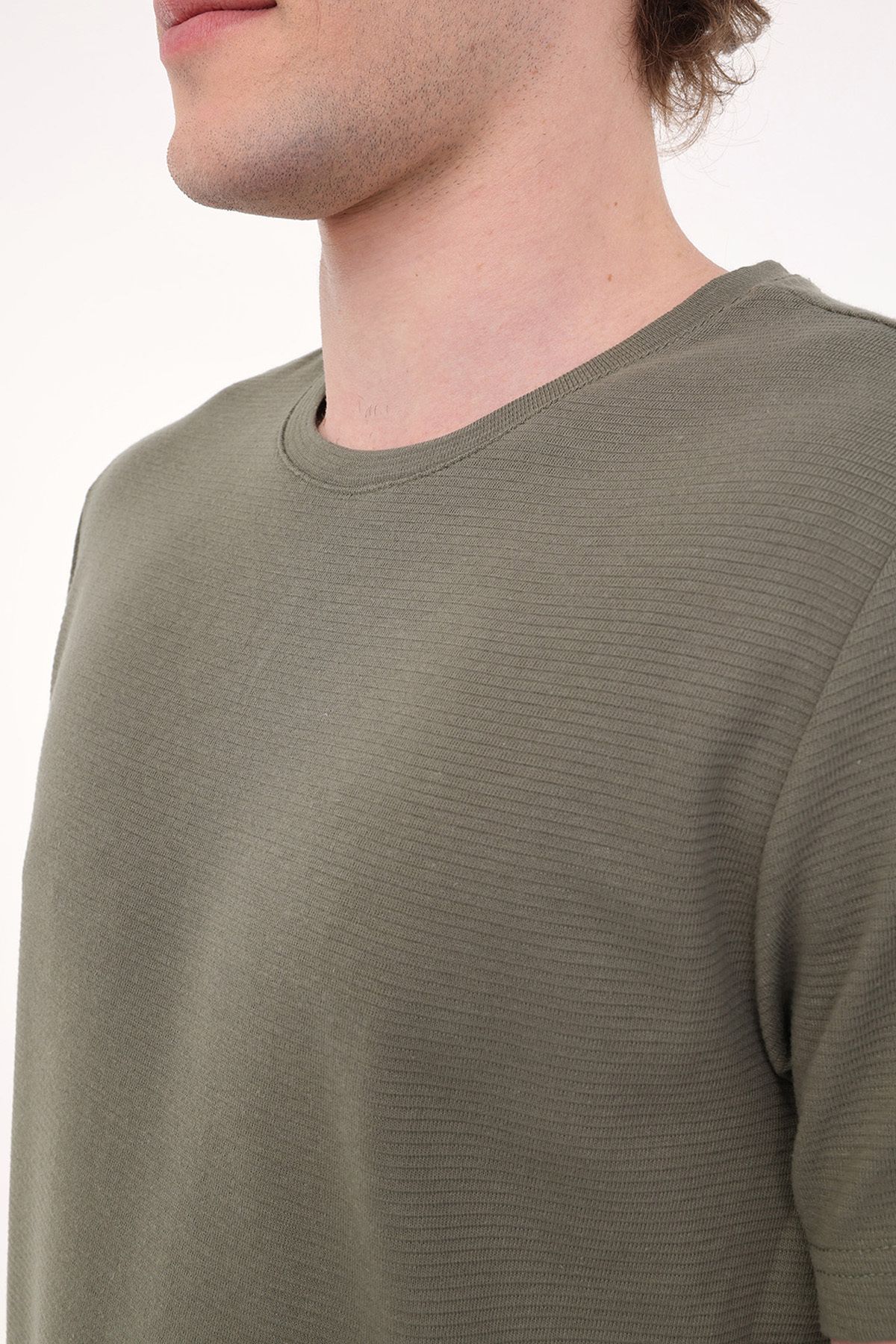 Kinetix-Mb Cz Jk 11Bs101 5Fx Khaki Men's Short Sleeve T-Shirt 4