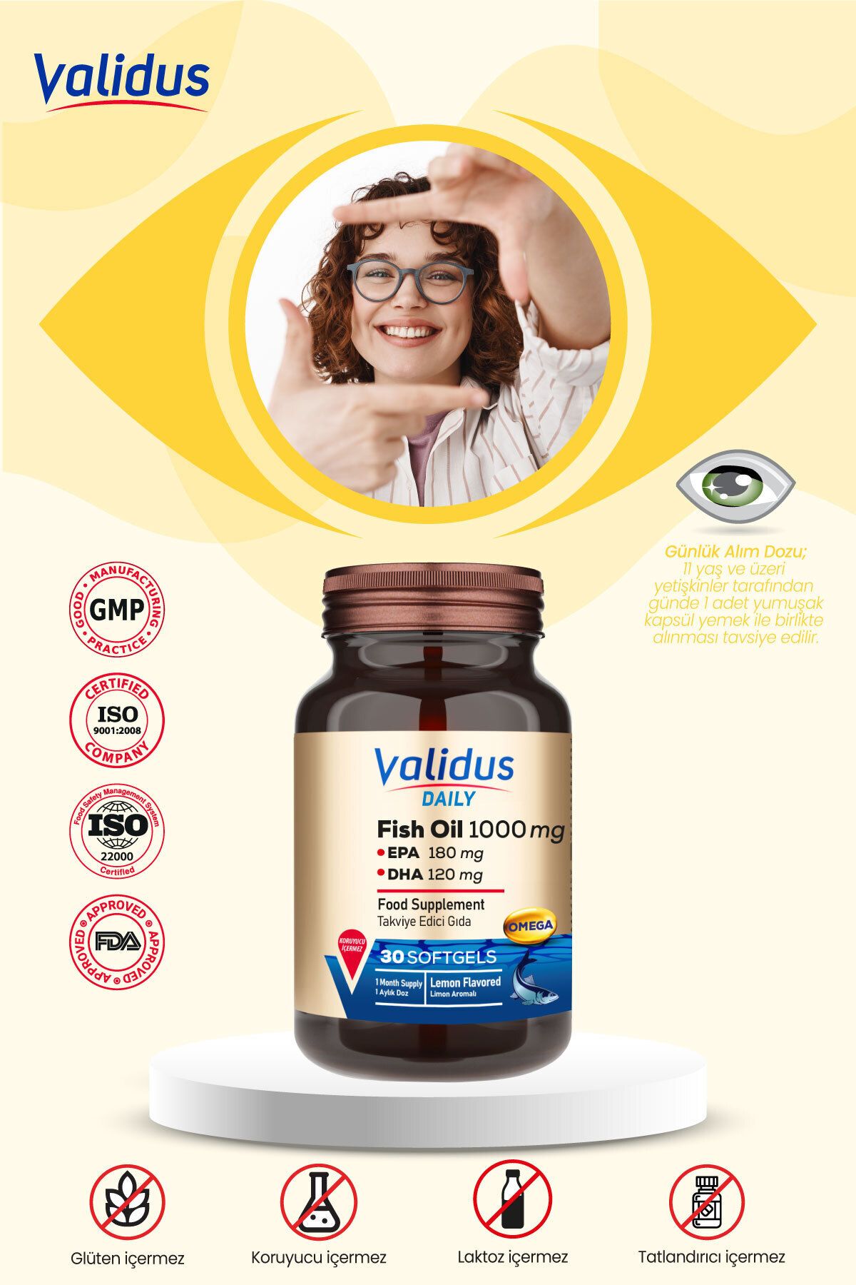 Validus-Eye Set - Lutein - Eyebrighth - Omega 3 - Selenium 5