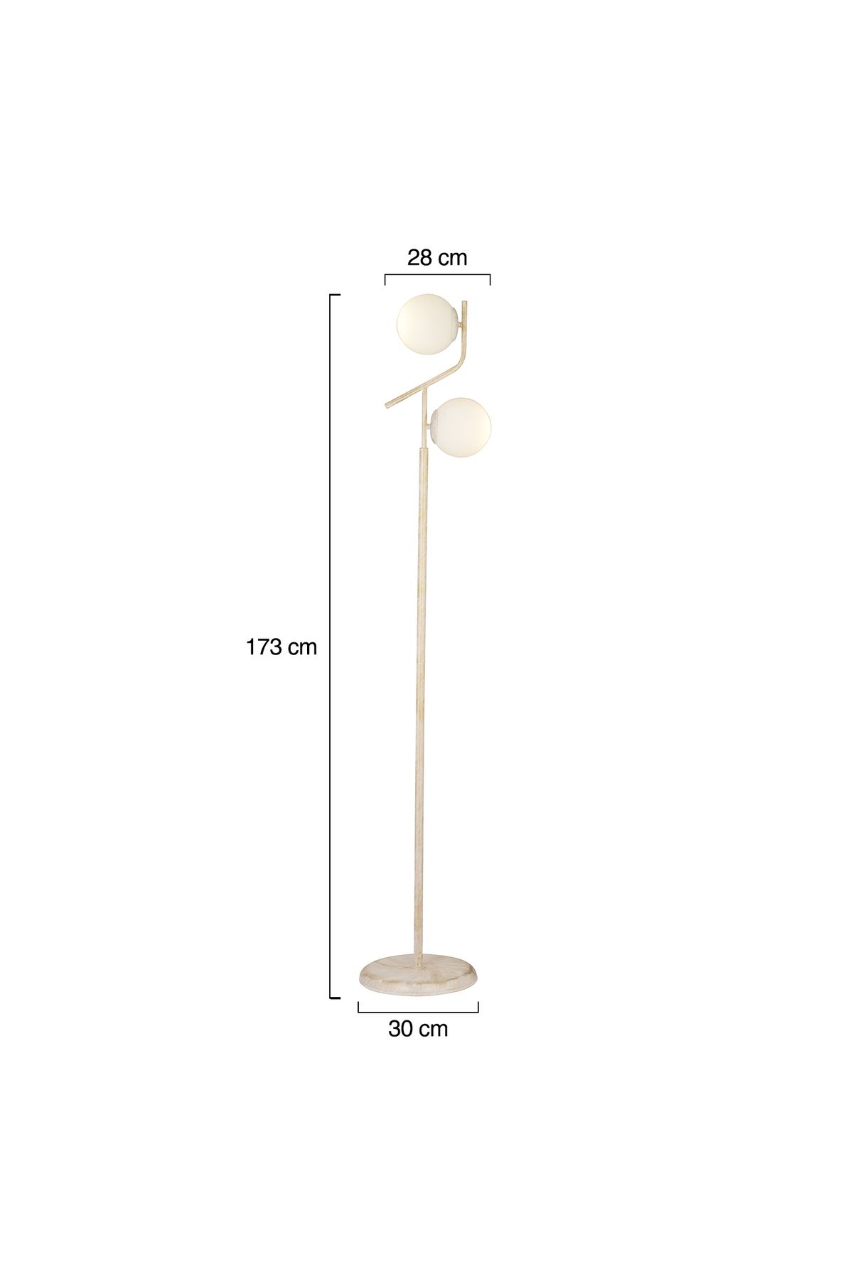 Apliqa-Lampader HubRom, VELAR 3674-01-WH 27x173 cm 1xE27-60W Alb 2