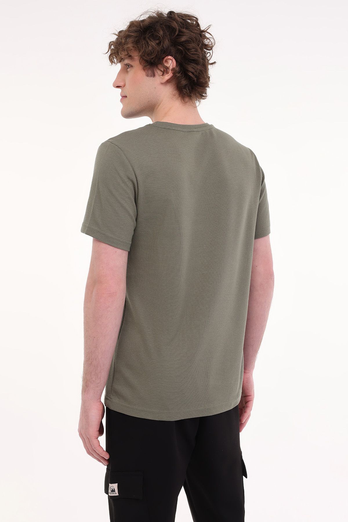 Kinetix-Mb Cz Jk 11Bs101 5Fx Khaki Men's Short Sleeve T-Shirt 2