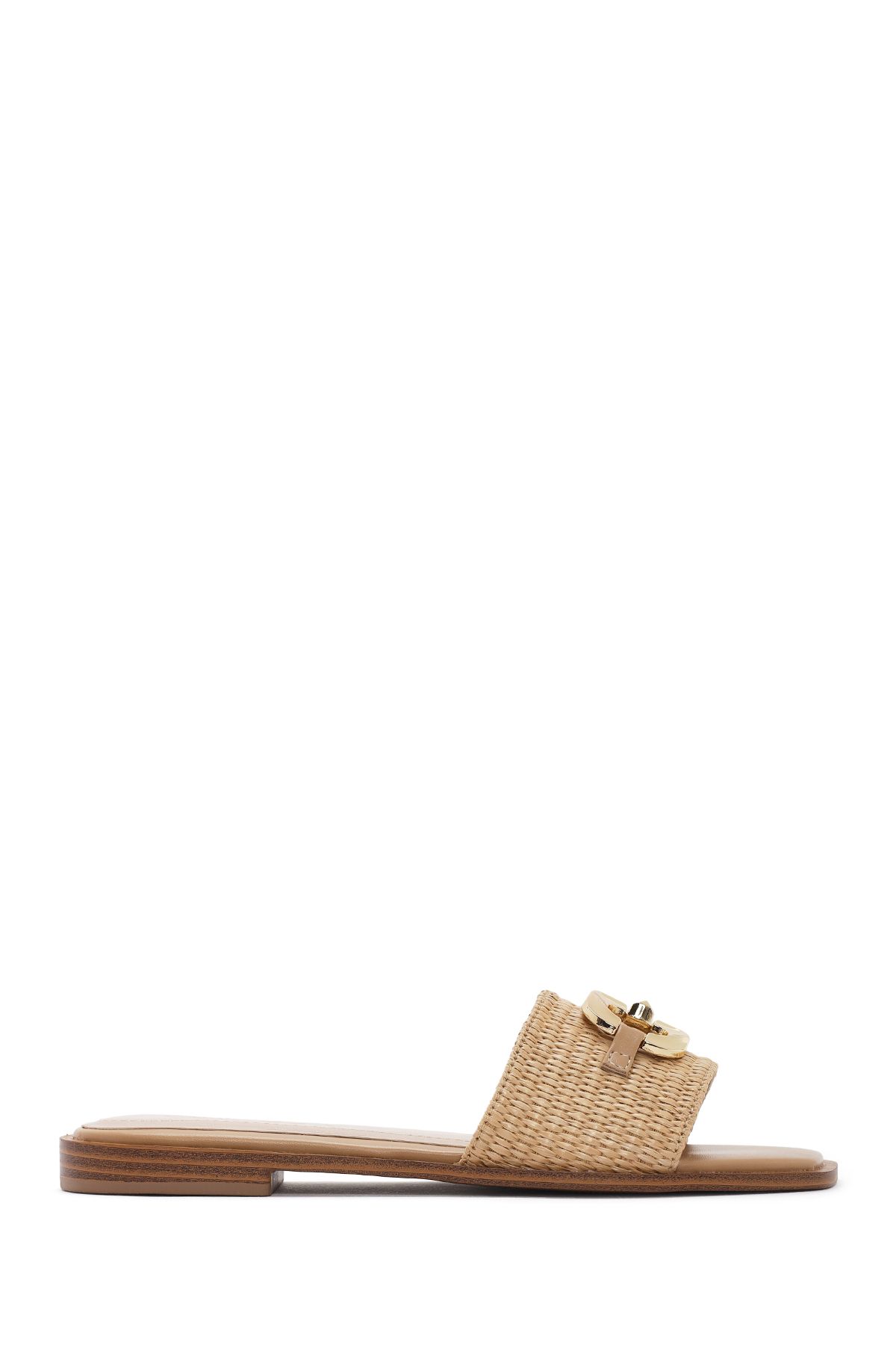 Derimod-For Beige Wicker Slippers 25Sfe4801M7 Model No 1