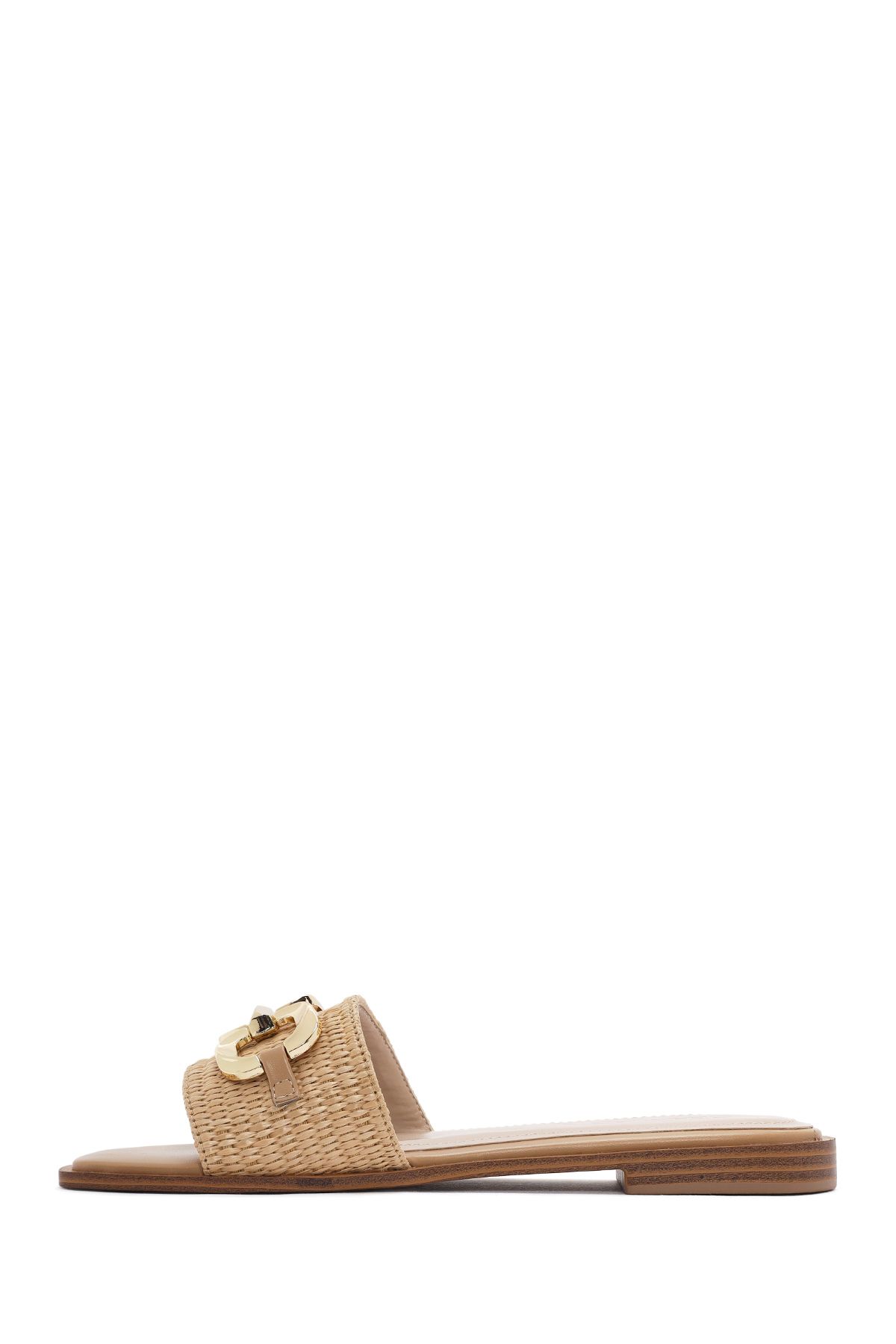 Derimod-For Beige Wicker Slippers 25Sfe4801M7 Model No 2