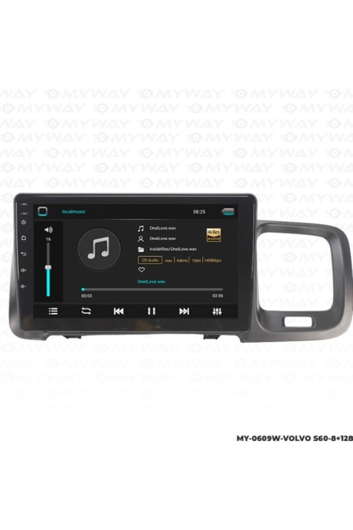 MYWAYY-Myway Volvo S60 Android Multimedia Carplay Navigation Display - 8gb RAM+128 GB HDD - Myway 1