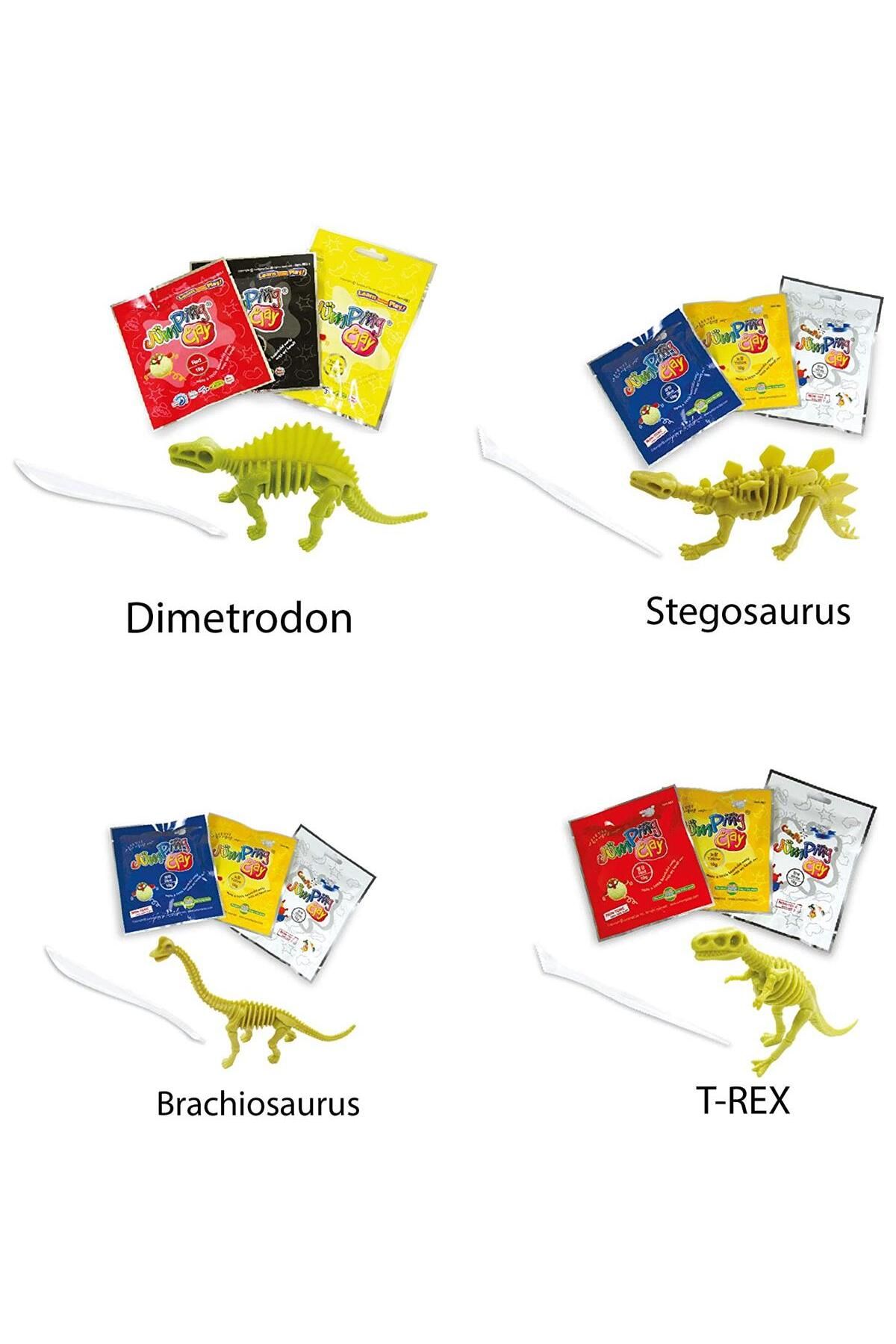 Jumping Clay-T-rex Dough Set - Modeling Your Own Toy 3