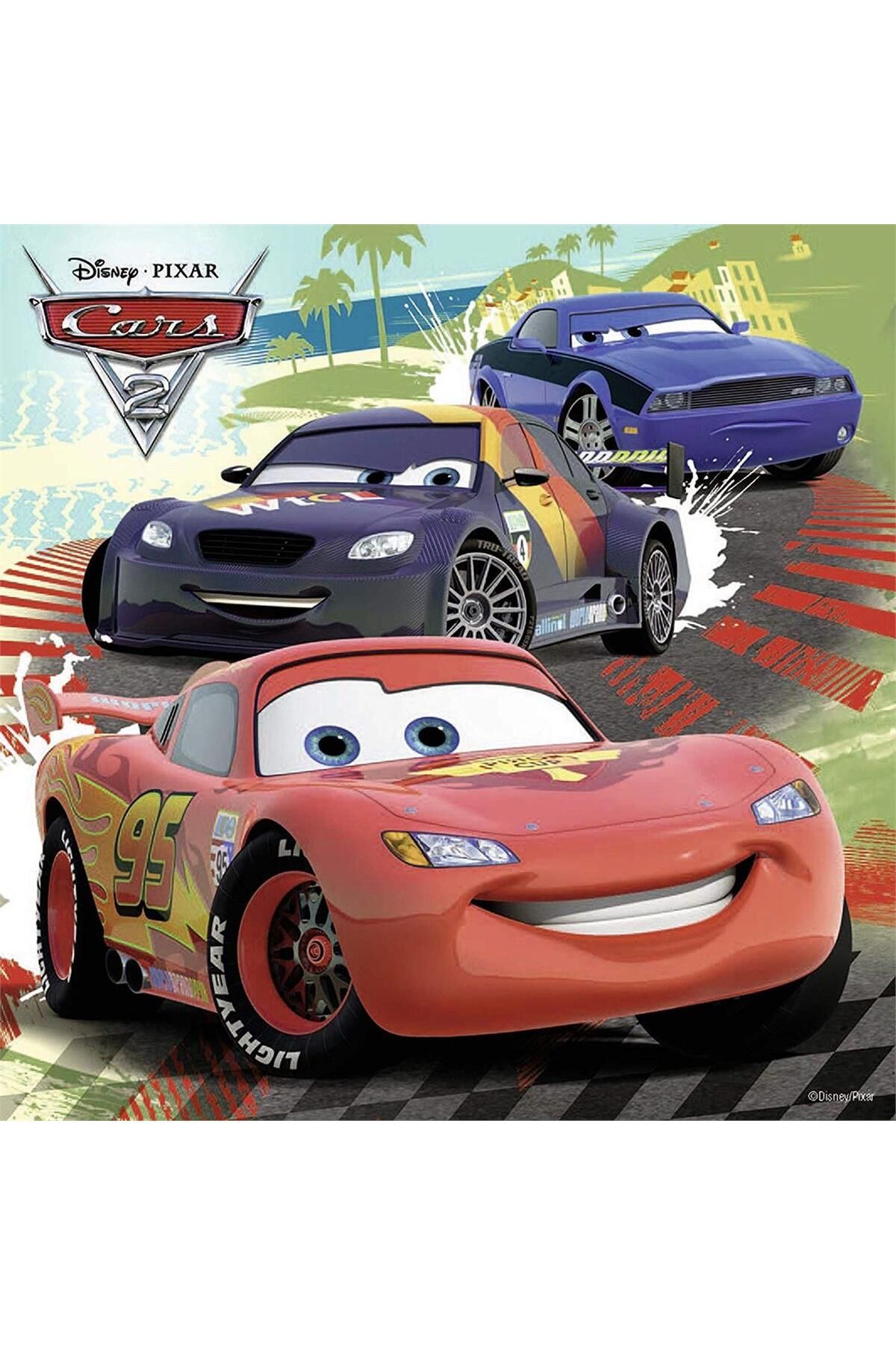 RAVENSBURGER-3 Pieces 49 Piece Puzzle Disney Cars 5 Years Old and Above Children's Puzzle Series 4