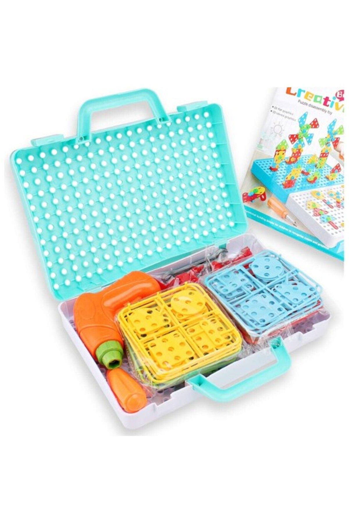 Stem 3 Boyutlu Eğitici Sök Tak Matkap Tamir Seti 340 Parça - 4