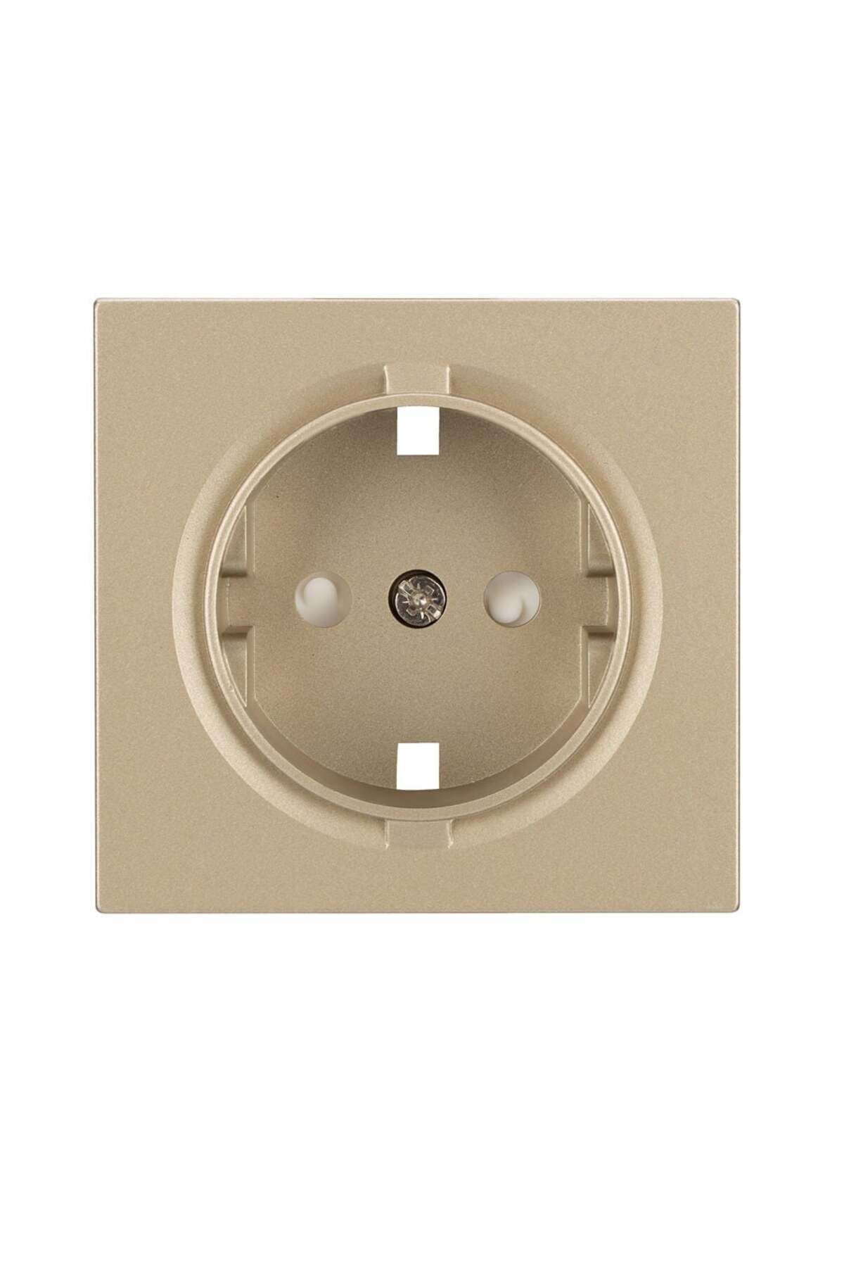 MAKEL-Cellia Dore Gold Grounded Socket Module Mechanism and Key (Without Frame) 2