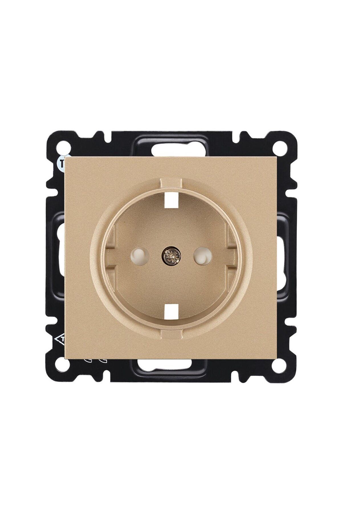 MAKEL-Cellia Dore Gold Grounded Socket Module Mechanism and Key (Without Frame) 1