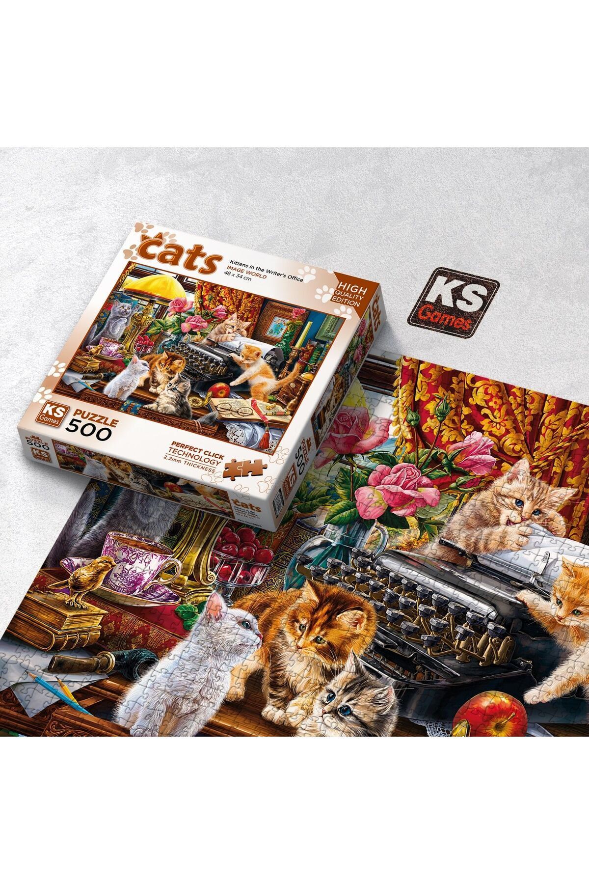 Ks Games-500 Piece Kittens Puzzle 4