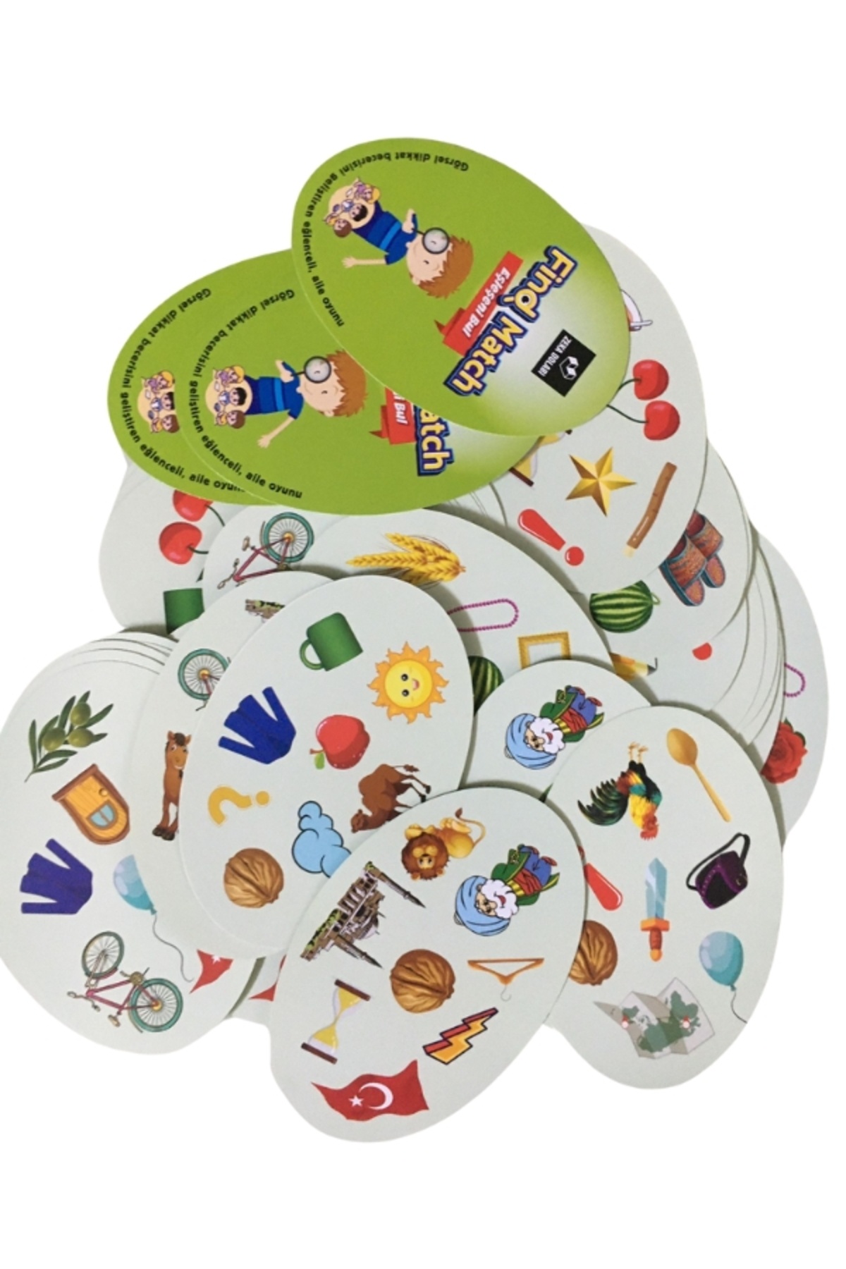 ZEKA DOLABI-Find Match (Find Match - Box Game - Dobble Vari - Toy) 3