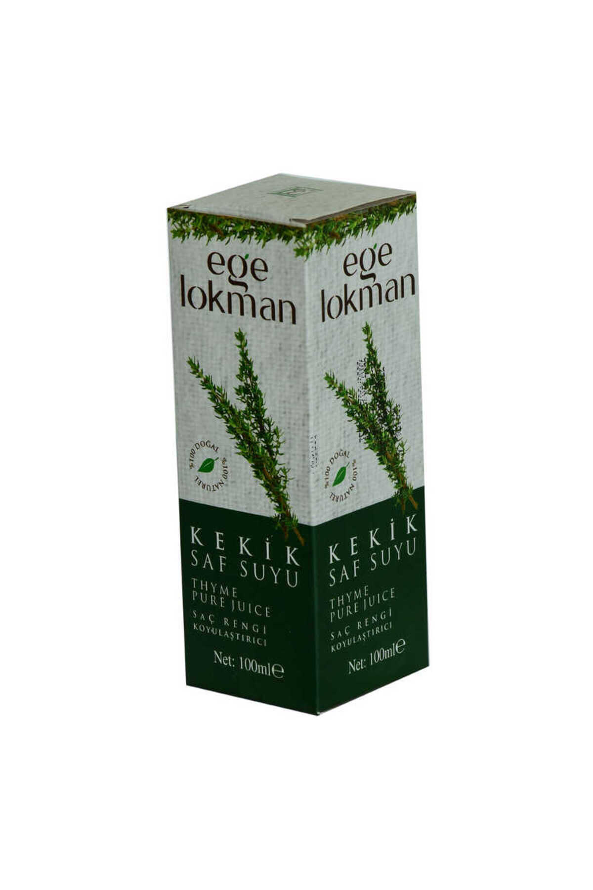 رنگ موی طبیعی آویشن با آب خالص و تیره کننده مو، بطری شیشه‌ای اسپری ۱۰۰ میلی‌لیتری — TYC00473507716 — تصویر 3 از 4
