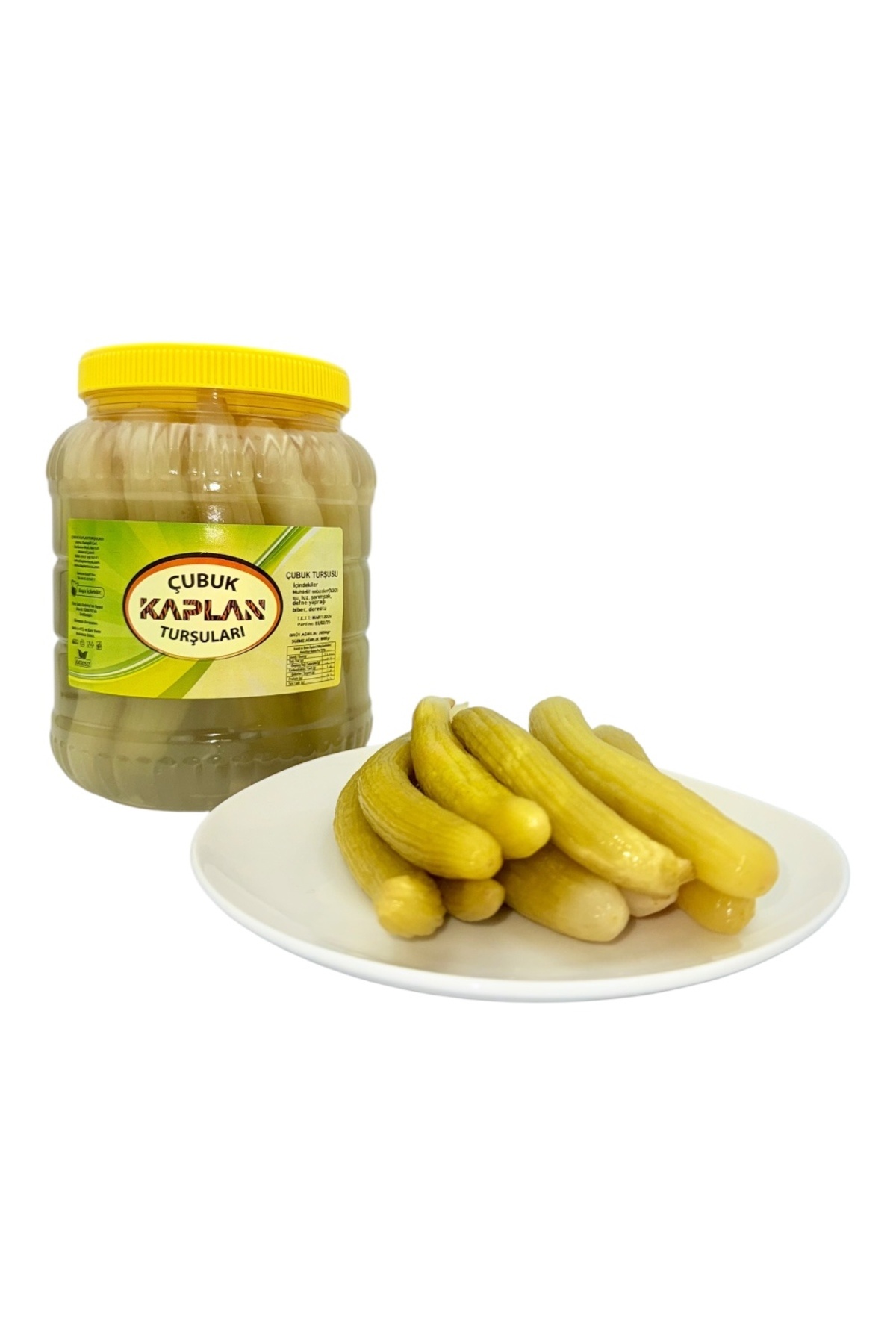 çubuk kaplan turşuları 2 Kg Acur Turşusu