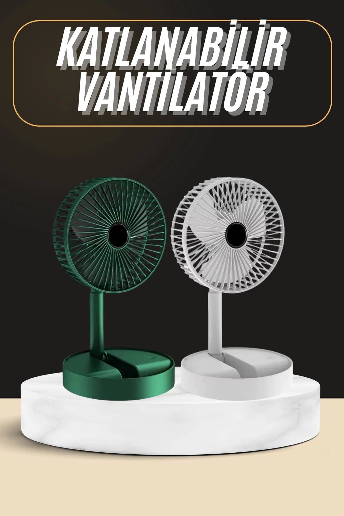 ÖYKÜ VE YİĞİT Katlanabilir Usb Şarjlı Masaüstü Soğutucu Mini Fan Telefon Tutucu