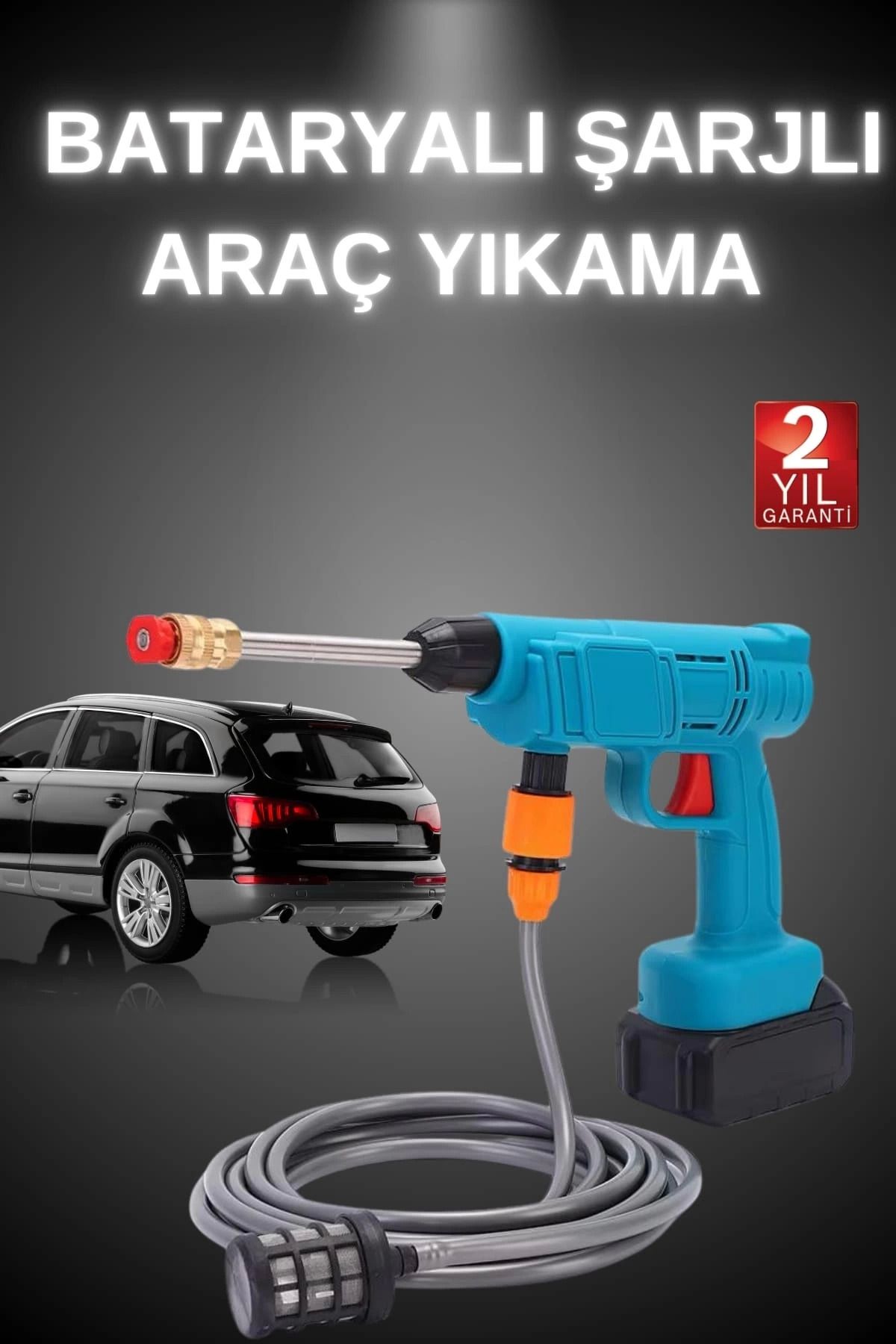 feifei Şarjlı Ve Yüksek Basınçlı Oto Yıkama Makinesi Ve Sulama Tabancası Bahçe Yıkama Makinesi