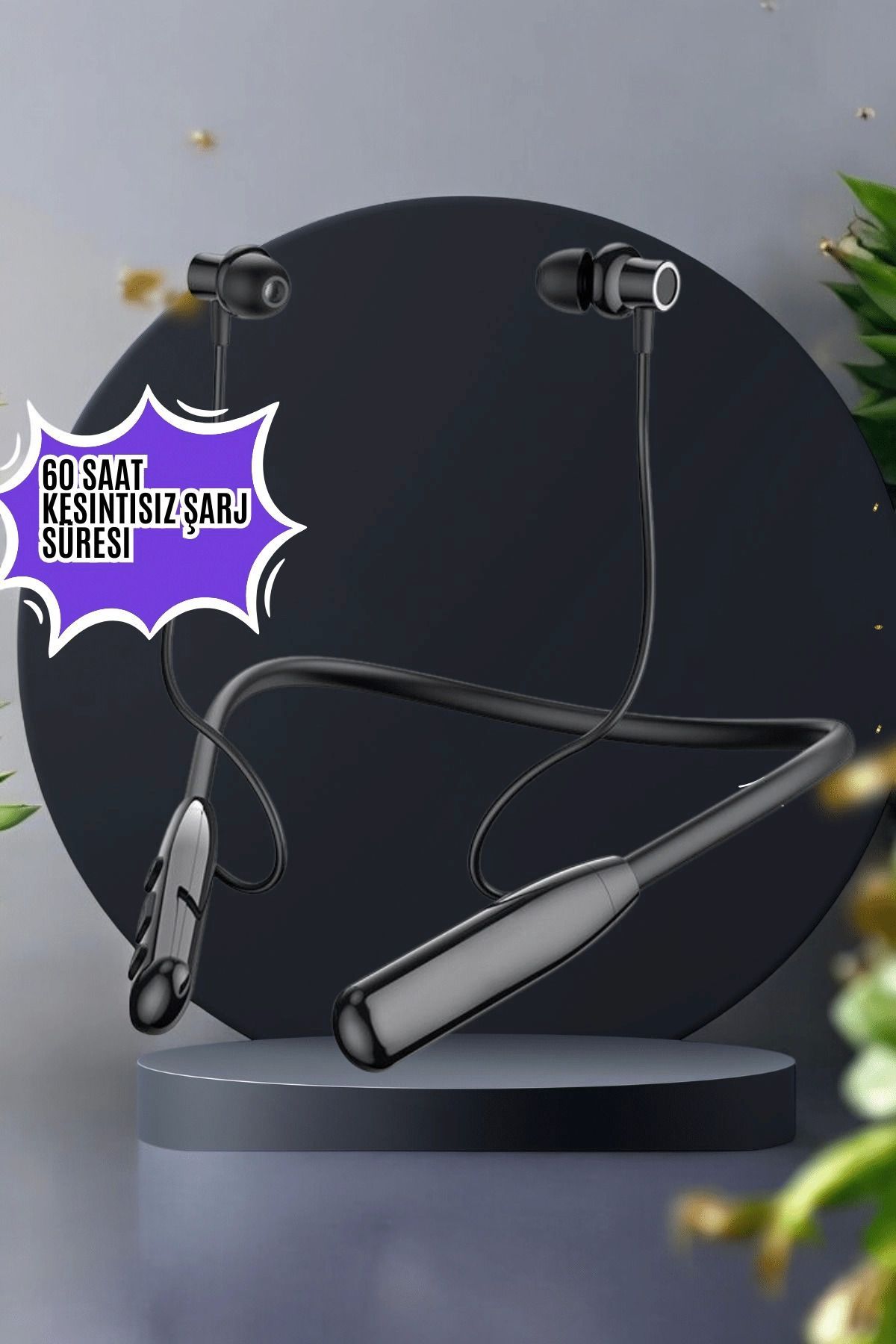 MELFSHOP Boyun Bantlı Bluetooth Kulaklık ANC Özellikli Kulaklık İçi