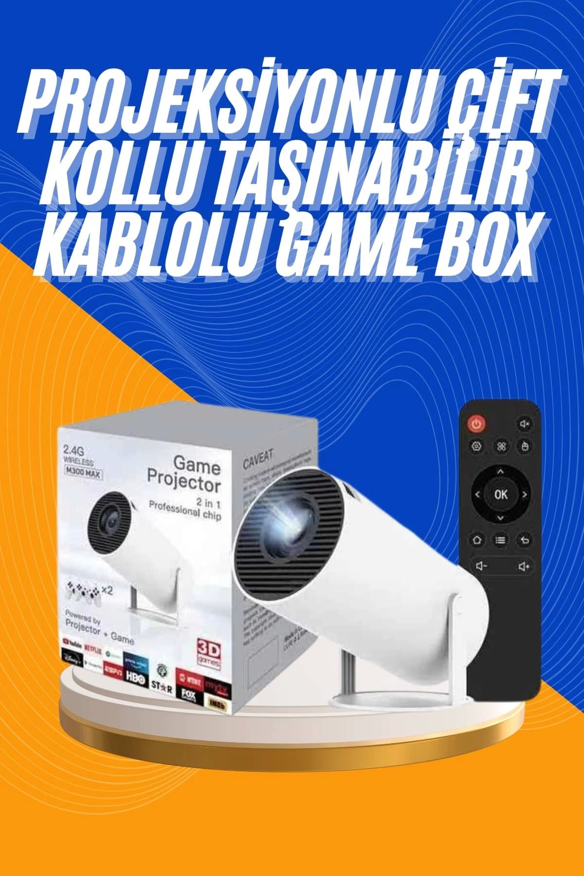 hayalimsah Projeksiyon Cihazı Video Oyun Konsolu 8 GB Hafıza LCD Ekran Kumandalı
