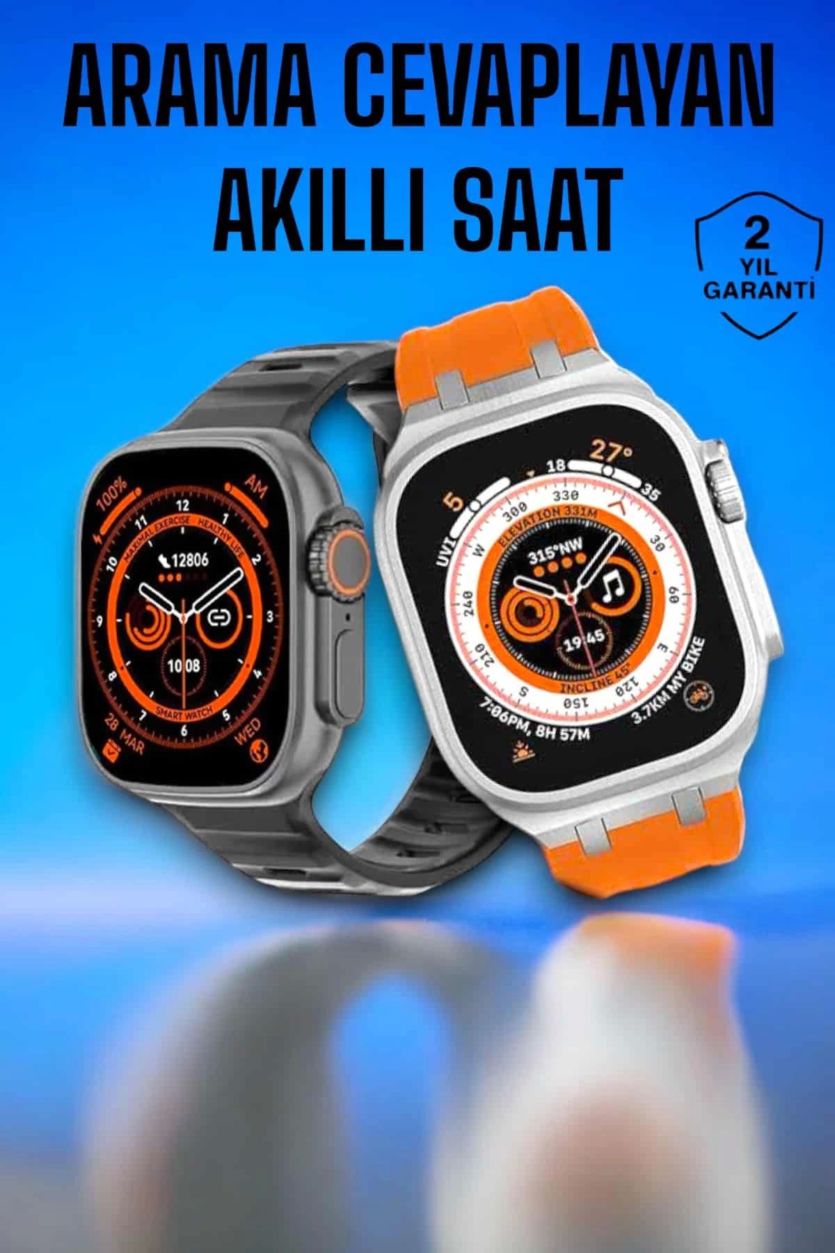 MELFSHOP Akıllı Saat GPS, Sağlık Ve Uyku Takibi Arama Cevaplayan Bluetooth Bağlantılı