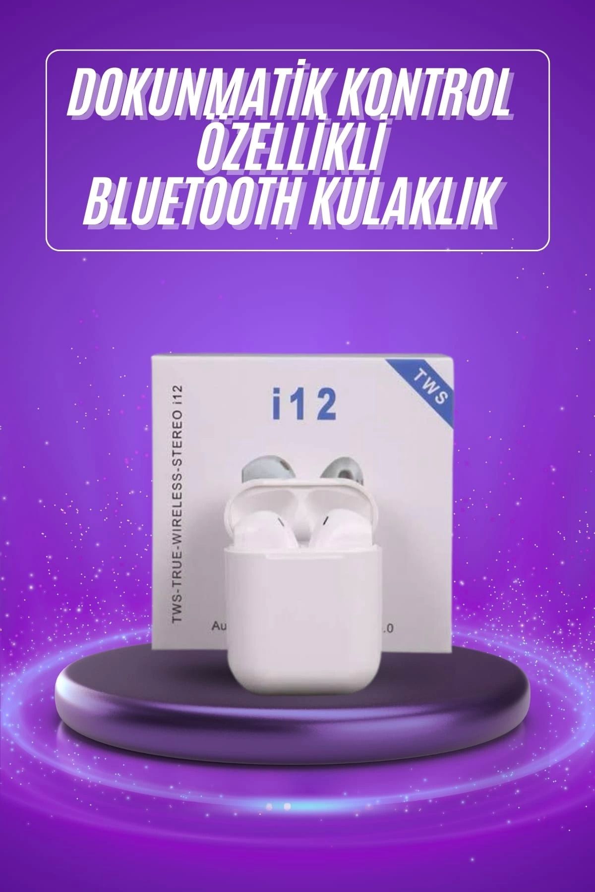 Heez Yeni Nesil Beyaz TWS Bluetooth Kulaklık Android ve İOS Uyumlu Kablosuz Kulaklık
