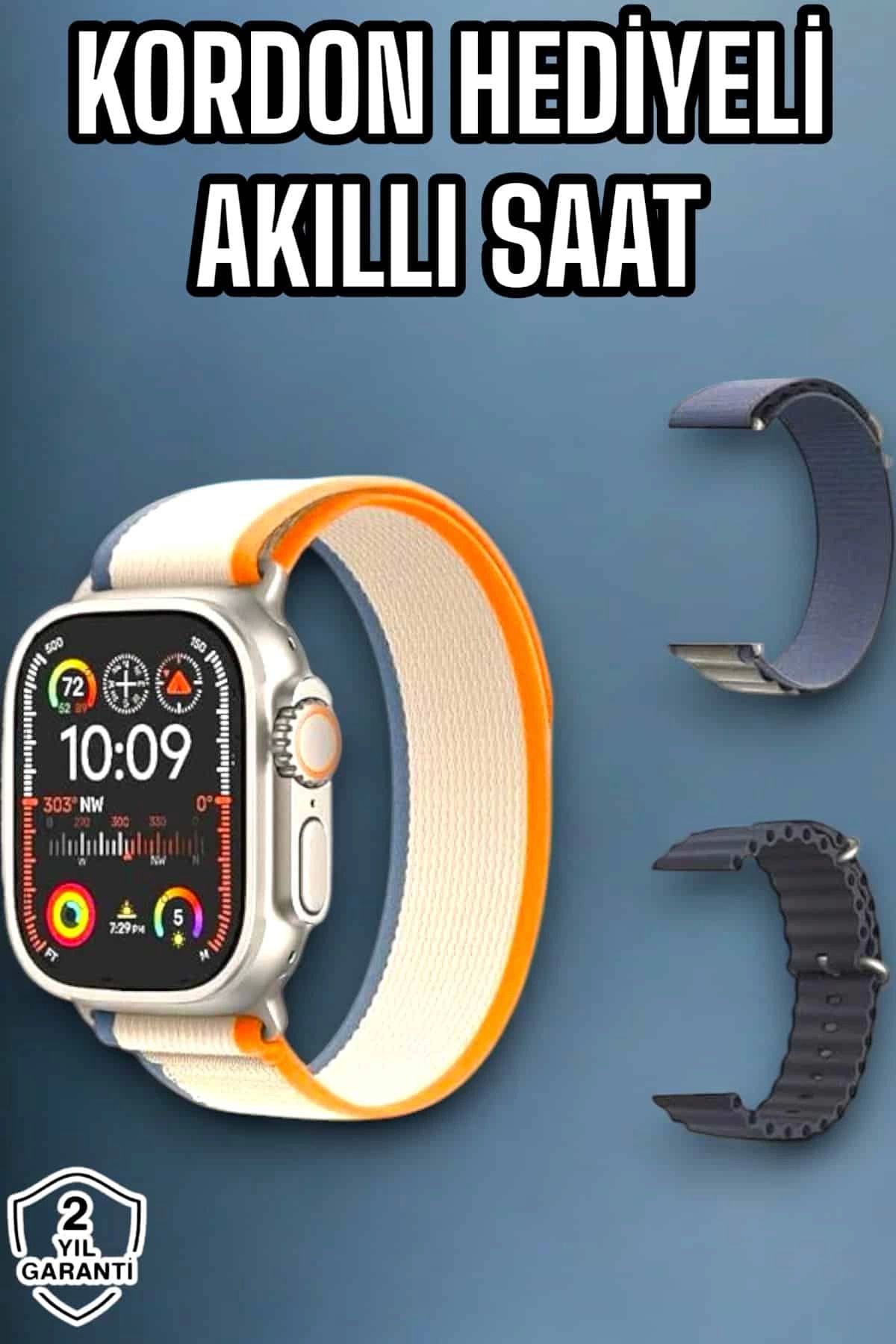 MELFSHOP Akıllı Saat Android ve İOS Uyumlu NFC Ve GPS Özelliği Arama Cevaplayan