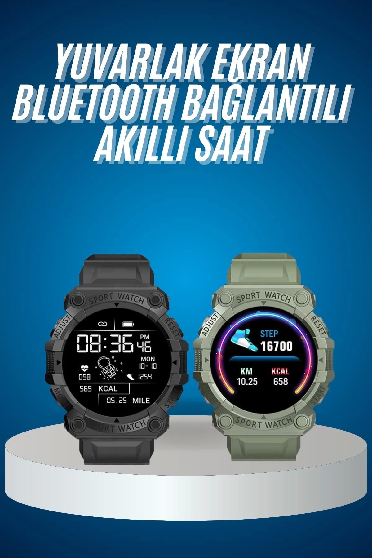 MELFSHOP Yeni Nesil Akıllı Saat Bluetooth Bağlantılı Su Geçirmez Android ve İOS Uyumlu