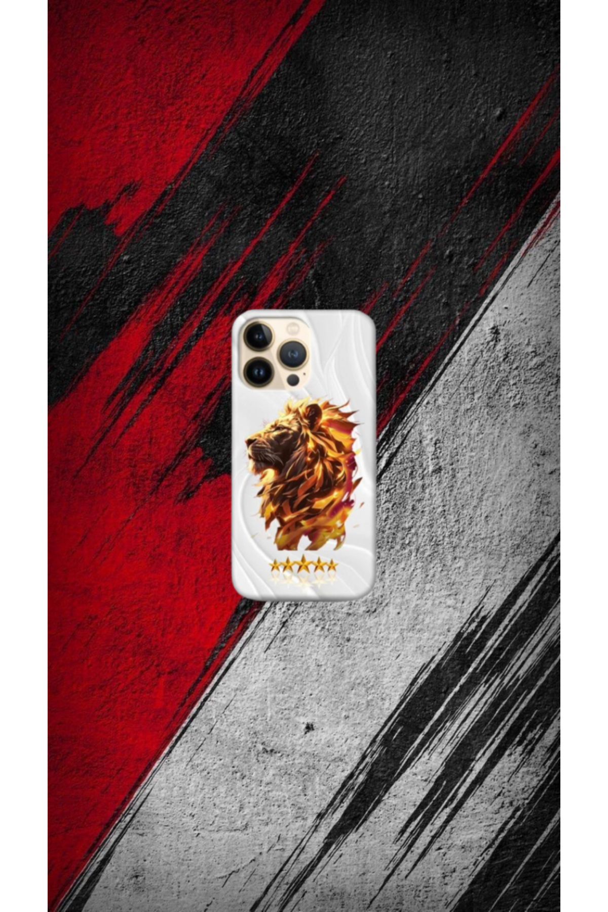 cover shopp Aslan Desenli Kılıf Tasarımı-1 IP 14 Pro Max