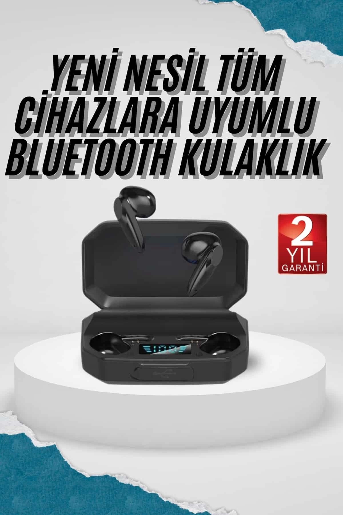 Heez Kulak İçi Bluetooth Kulaklık Rgb Işıklı Çift Mikrofonlu iOS/Android Uyumlu BT 5.2