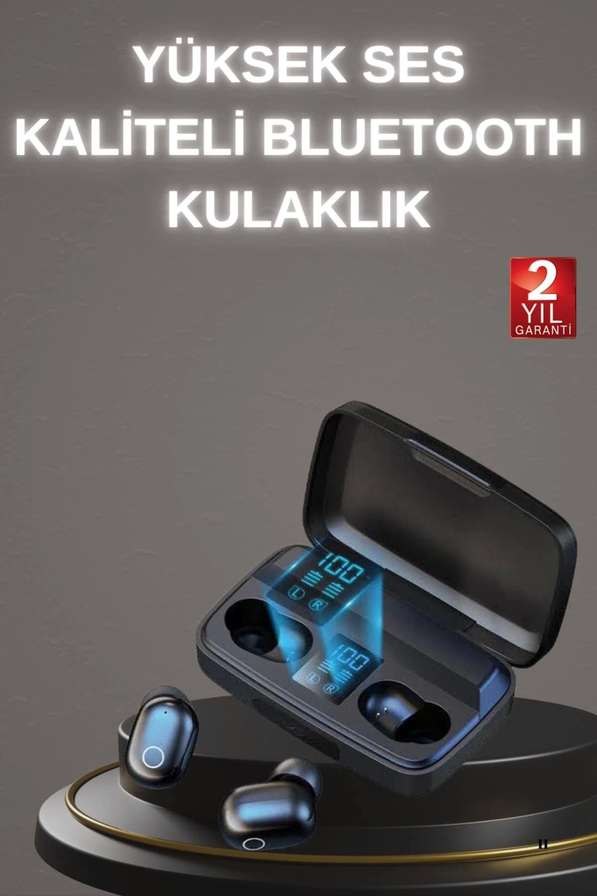 MELFSHOP Yeni Nesil TWS Kablosuz Kulaklık Güçlü Batarya Yüksek Kalite Bluetooth 5.0 ANC Özelliği