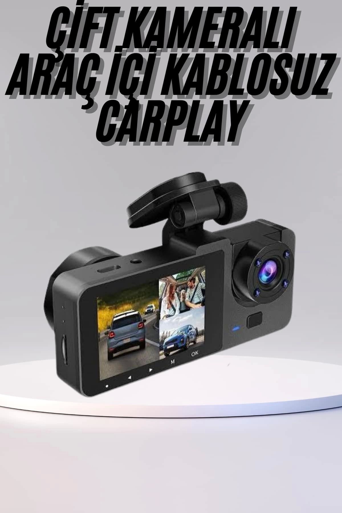 Heez DVR Araç İçi Kamera Hareket Algılayabilen 1080P CarPlay Video Kaydedici