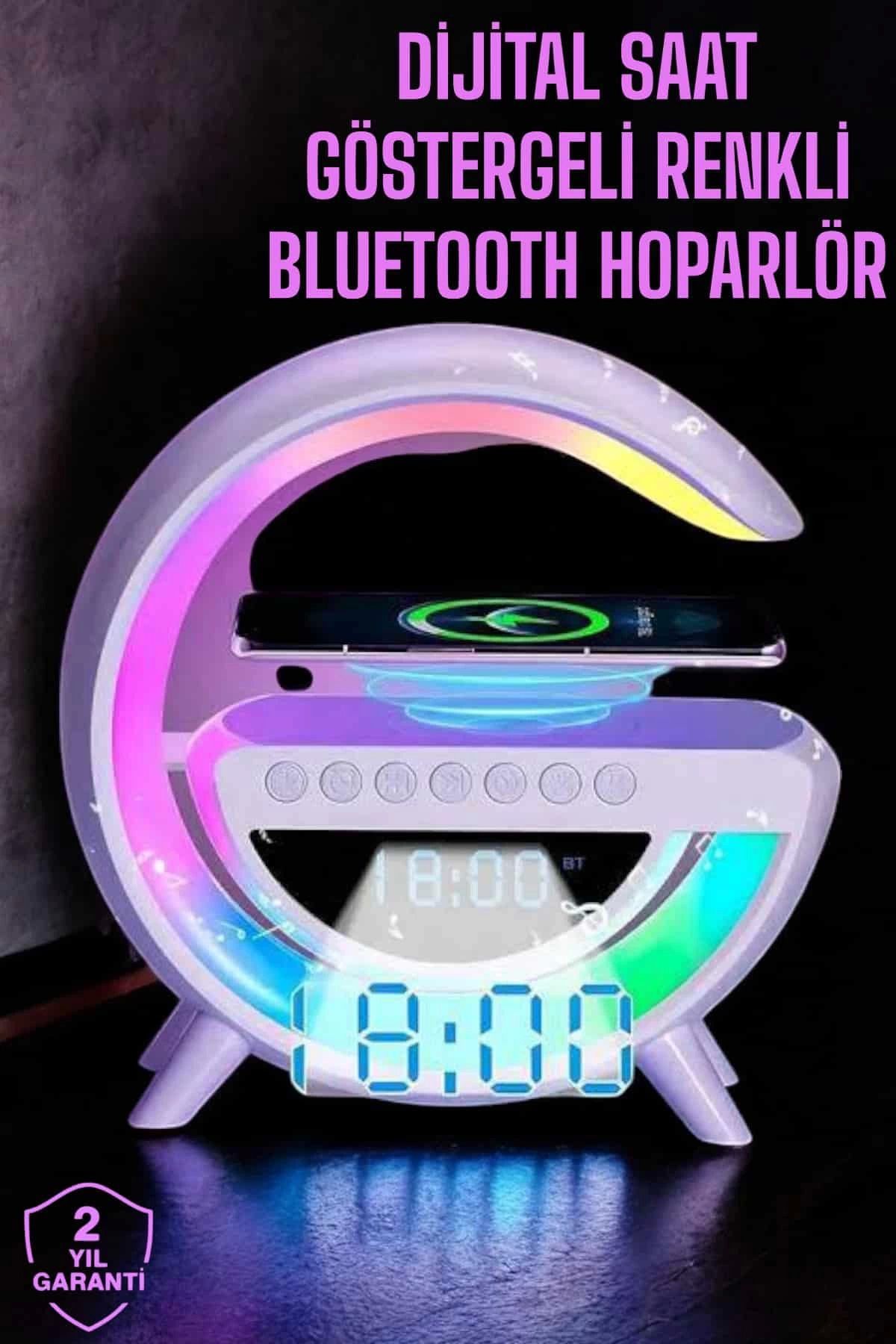 hayalimsah Android Uyumlu Akıllı Bluetooth Hoparlör Kablosuz Şarj Cihazı Standı