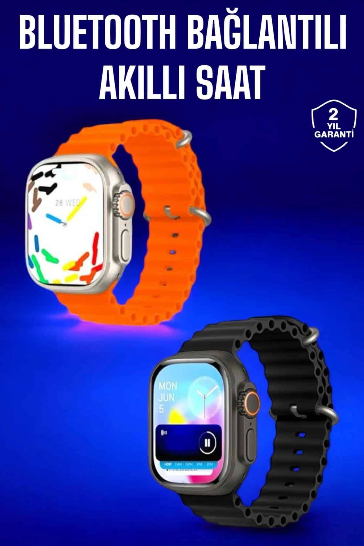 MELFSHOP Akıllı Saat Arama Cevaplayan Bildirim Görme Yeni Nesil Bluetooth Bağlantılı