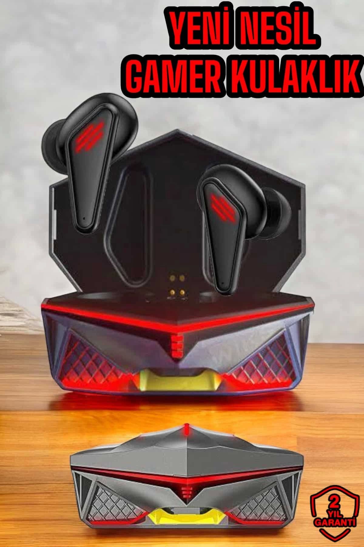 MELFSHOP Oyuncu Kulaklığı Gamer Kulaklık Gürültü Önleyici Yüksek Ses Kaliteli