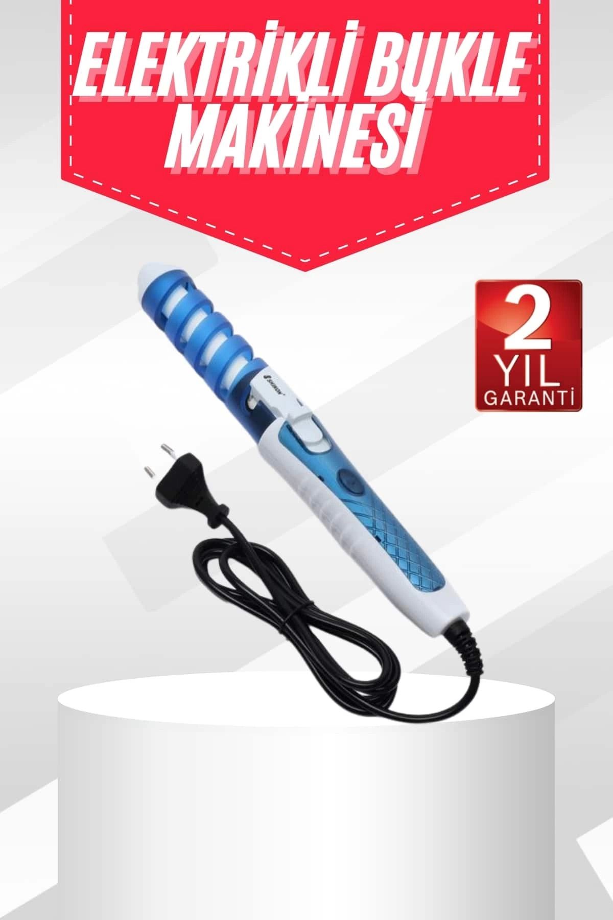ÖYKÜ VE YİĞİT 16 MM Spiral Saç Maşası Kalın Bukle Profesyonel Maşa