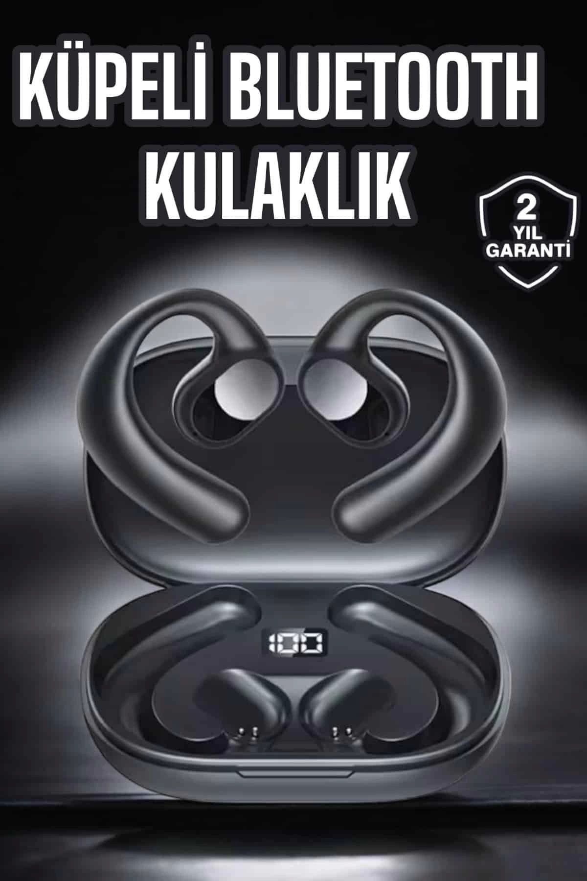 MELFSHOP Bluetooth Kulaklık Küpe Görünümlü Yüksek Ses Kaliteli Gamer Kulaklık