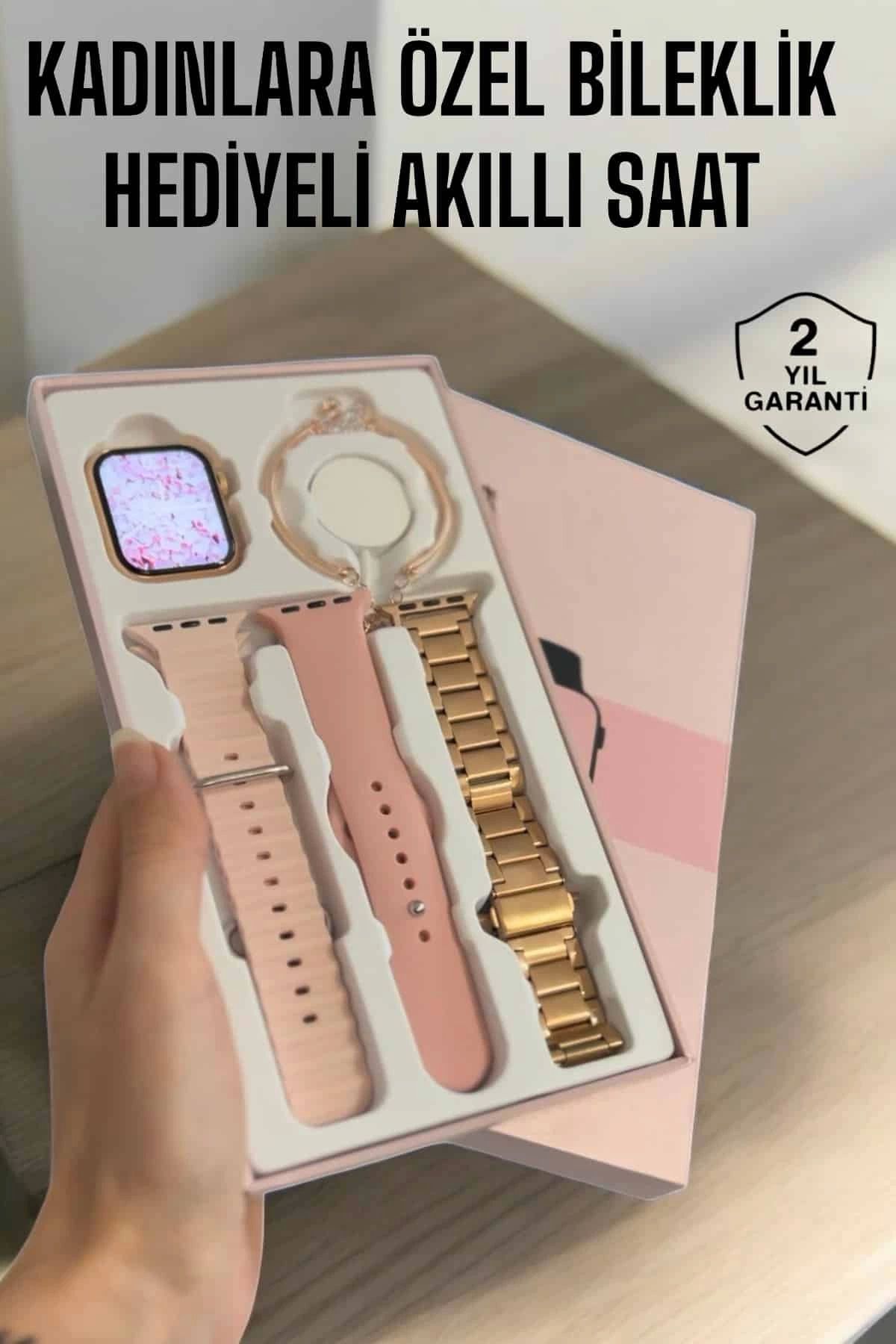 MELFSHOP Akıllı Saat Adımsayar, Nabız Takibi ve GPS Destekli Kadınlara Özel