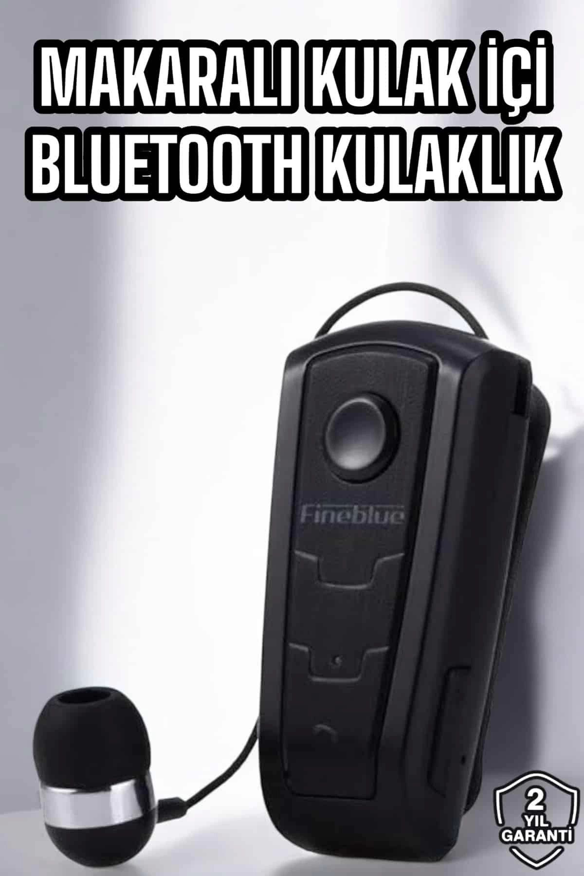 Heez Makaralı Bluetooth Kulaklık Çağrı Cevaplama Kablolu Uzun Pil Ömrü