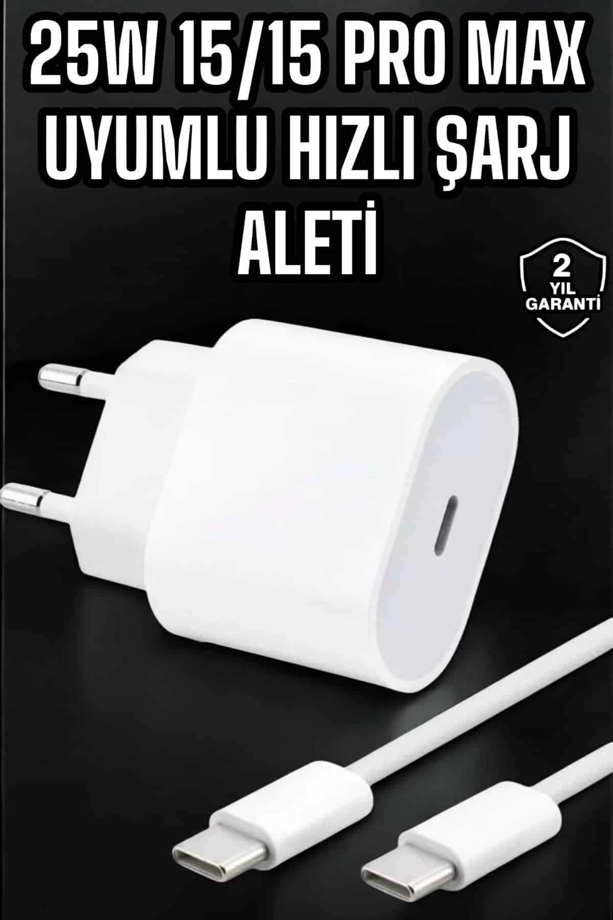 Heez Güç Adaptörü ve Kablosu Şarj Aleti 15/15 Pro Max Uyumlu Hızlı Şarj