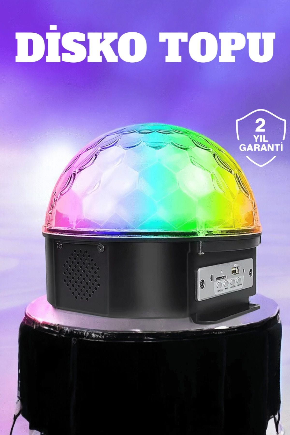MT29 GİYİM Kompakt Tasarımlı, Telefon Kontrollü Disko Topu Işıkları