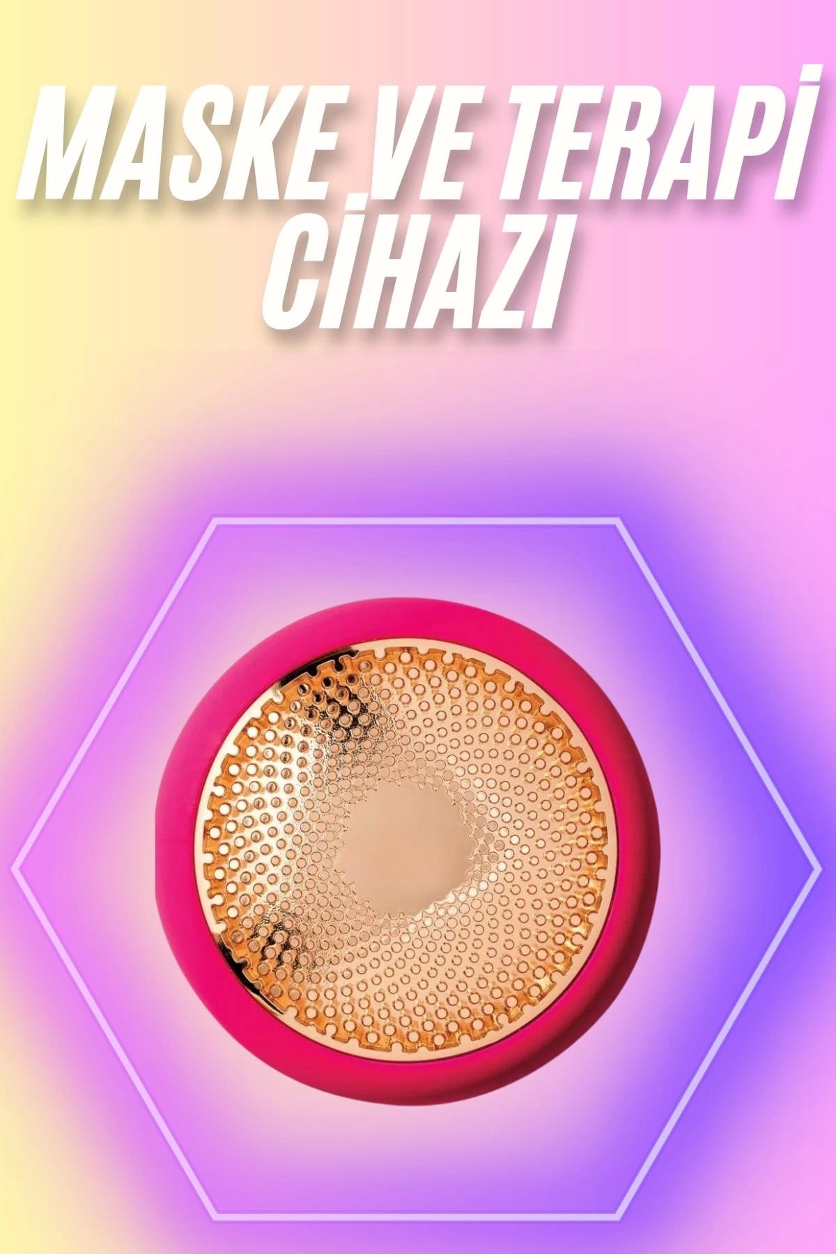 Heez Mini Saç Derisi Masaj Aleti Led Işık Terapisi Cildi Yatıştırır ve Dengeler