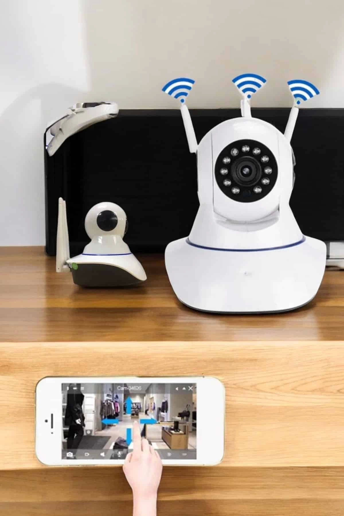 Eco Lounge Ev Kamerası Wifi Kamerası Video Kayıt Çift Yönlü Hareket Sensörü Bebek fotoğrafı 4 (önizleme)