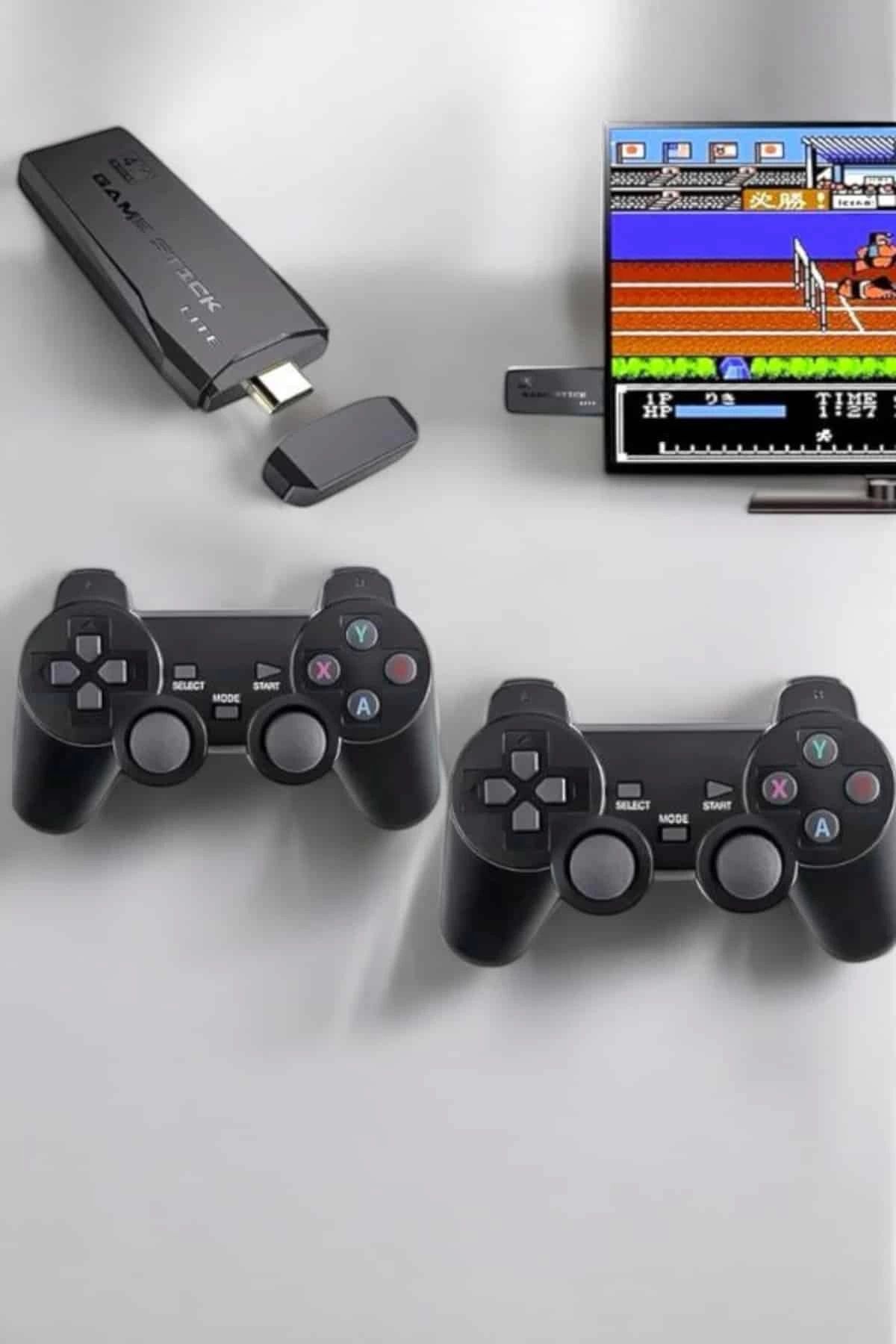 AC BOX-Atari Game Console 2000 Game Game Stick 2.4g Wireless 4