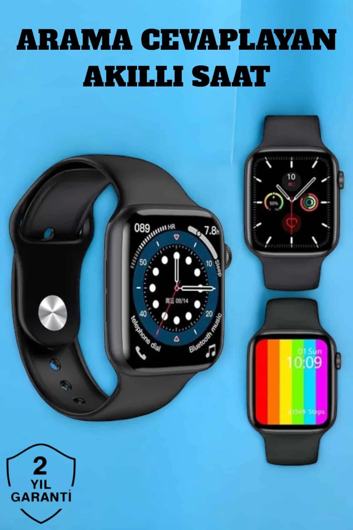 MELFSHOP Akıllı Saat Bluetooth Bağlantı ve 24 Saat Sağlık İzleme GPS Arama Cevaplama