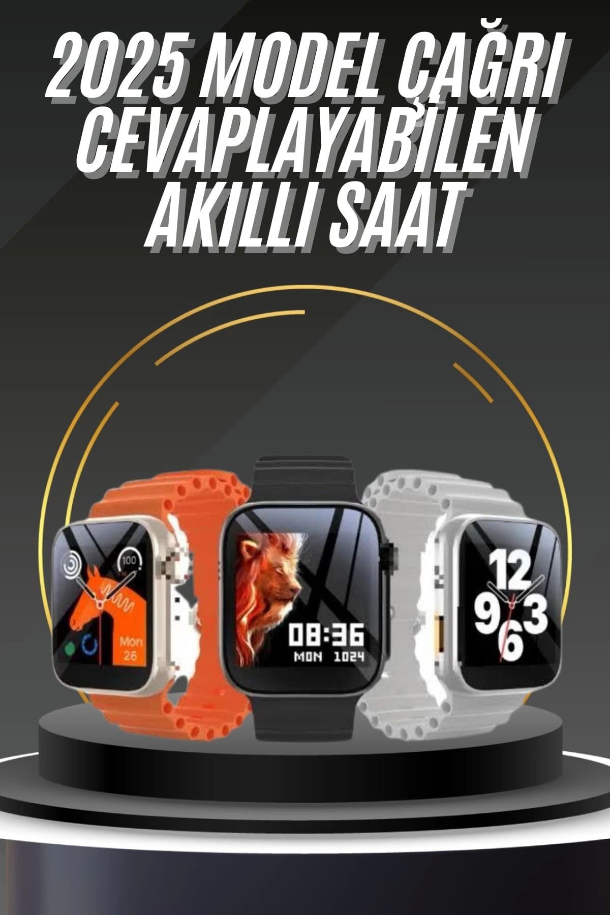 MELFSHOP Yeni Nesil Bluetooth Bağlantılı Akıllı Saat Sosyal Medya Girişli Uyku Takibi