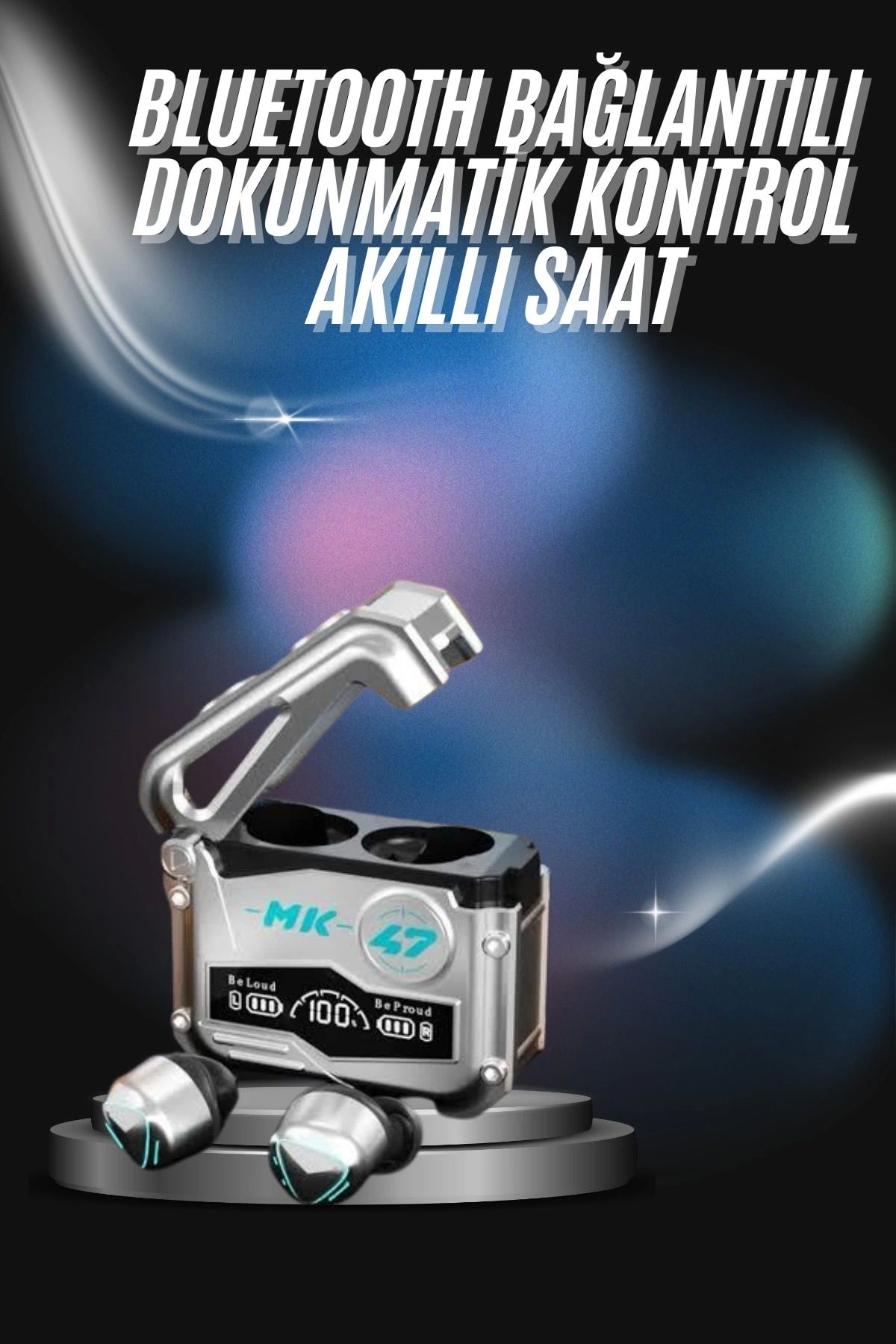 Heez Oyuncu Kulaklığı Yeni Mekanik Kablosuz Kulaklık İos Android Uyumlu