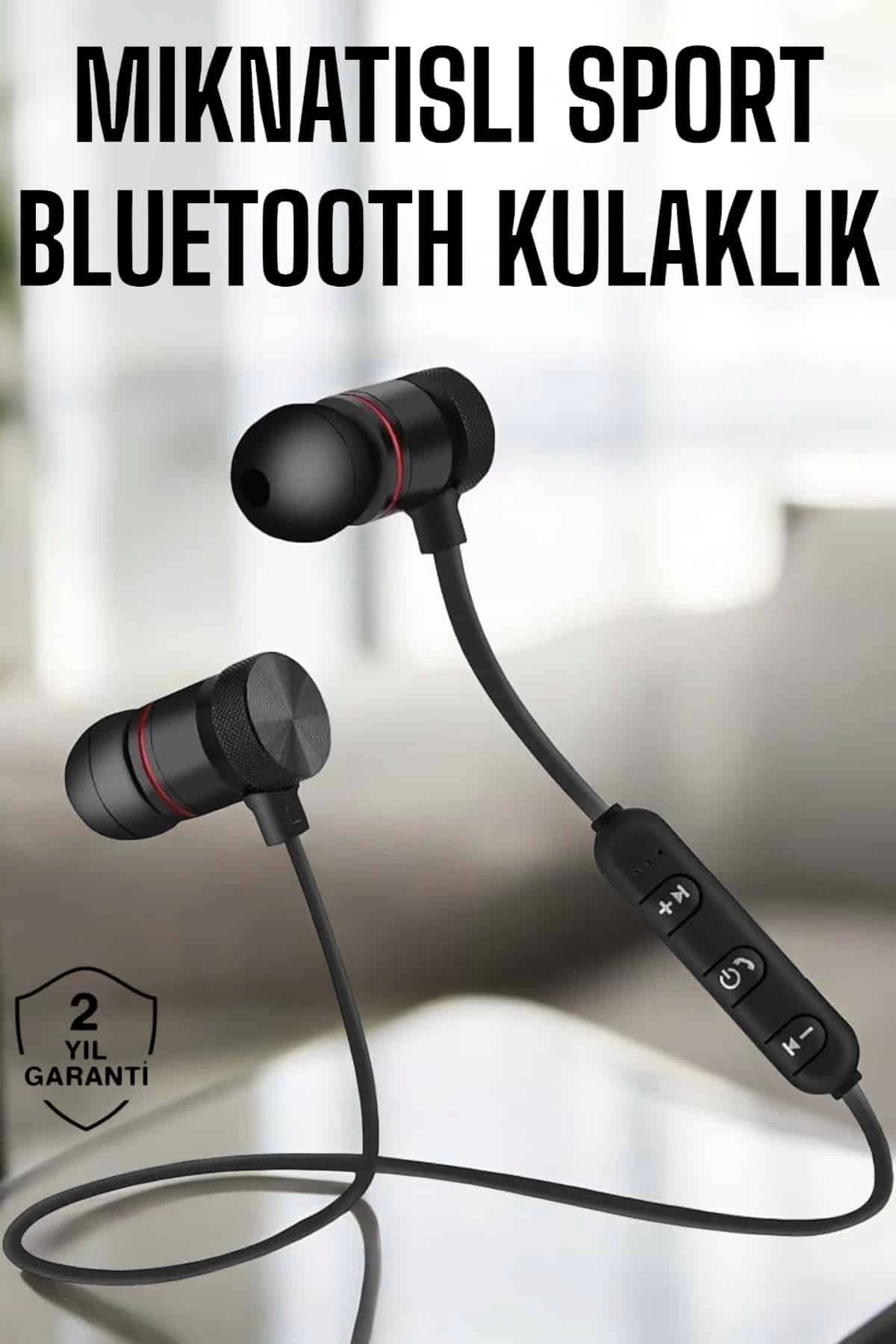 Heez Kablosuz Sport Mıknatıslı Mikrofonlu Kulak İçi Kulaklık