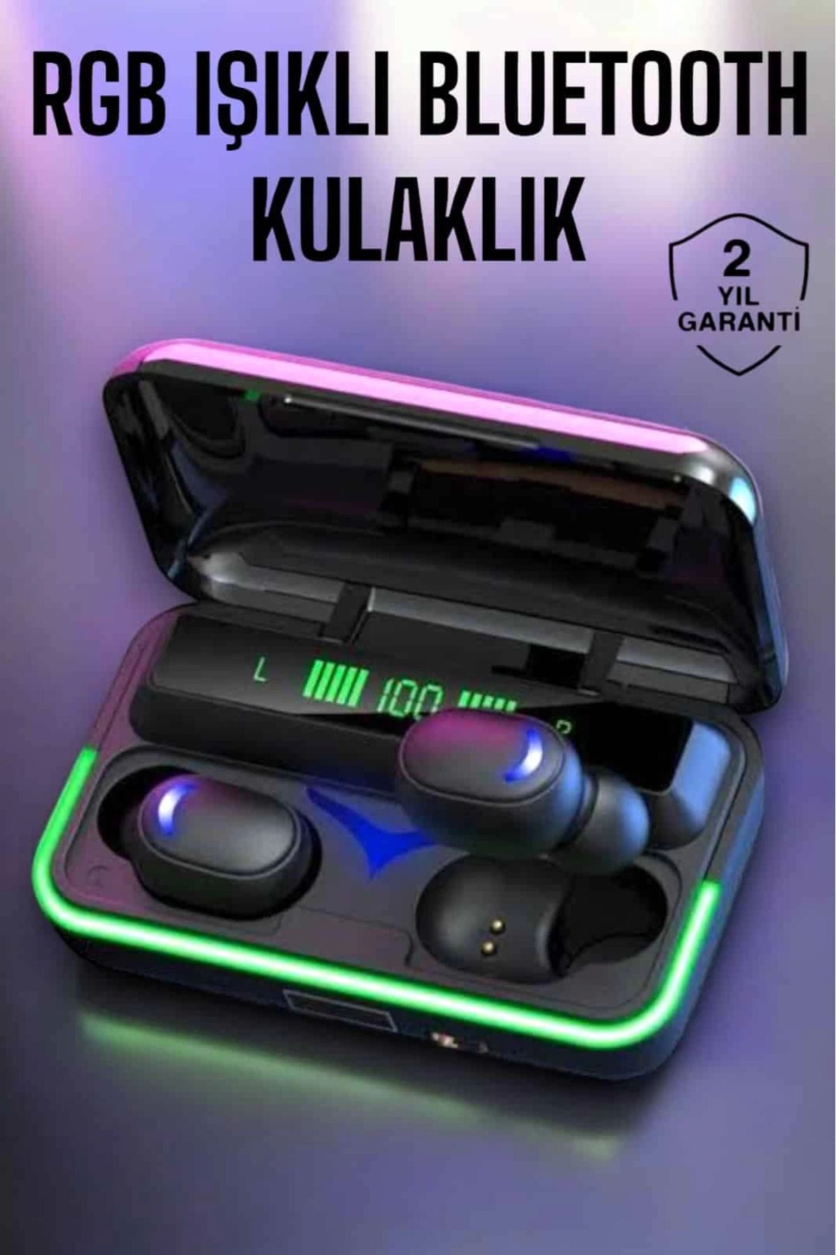 MELFSHOP Android Ve İOS Uyumlu Bluetooth Bağlantılı Powerbankli Kulaklık