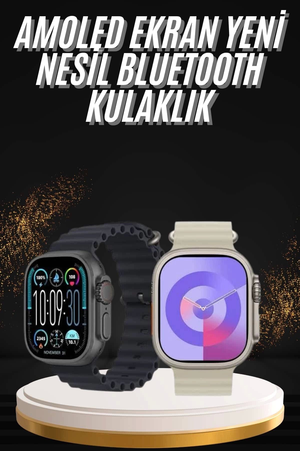 MELFSHOP Uyku ve Sağlık Takibi Yapabilen GPS Uyumlu Plastik Kordonlu Akıllı Saat